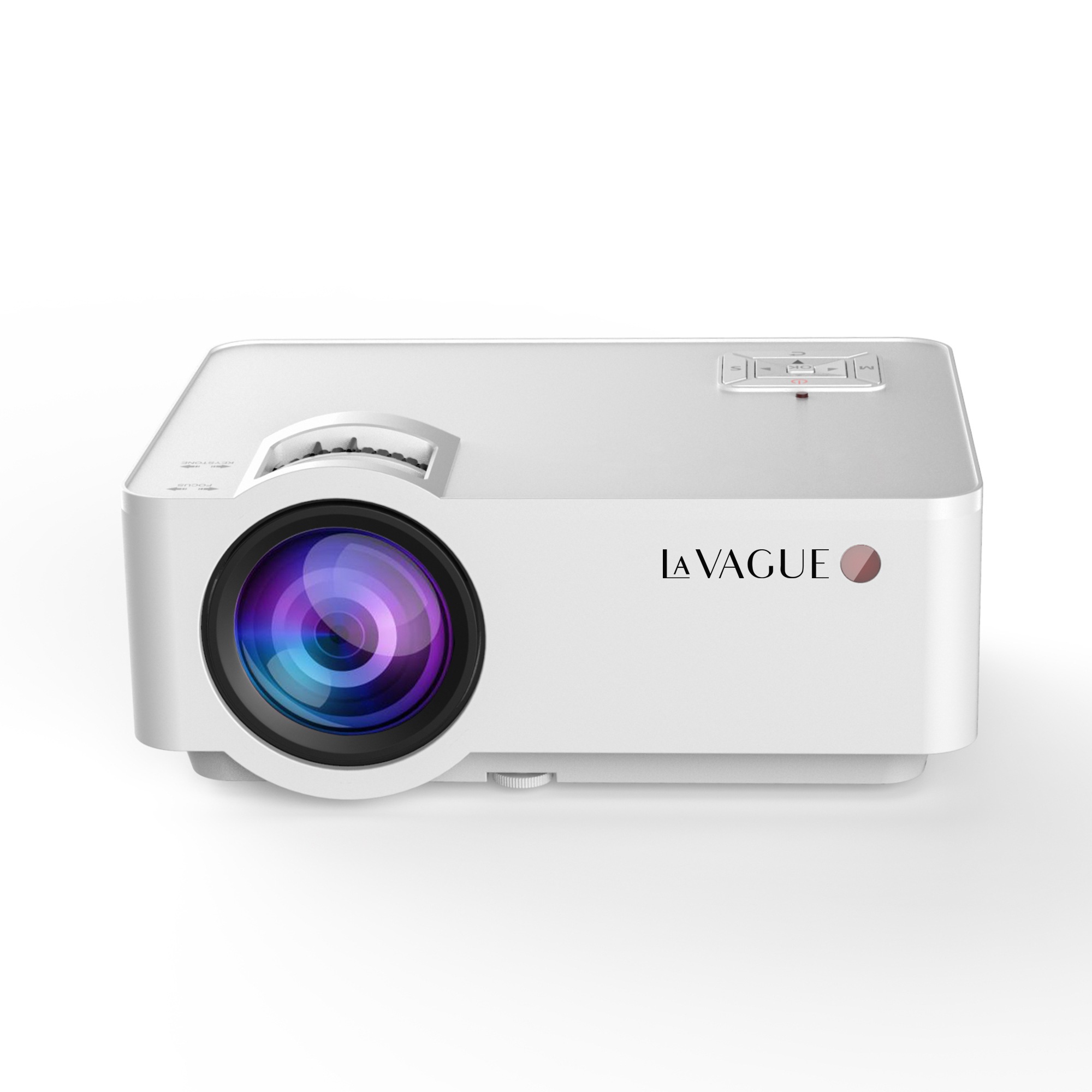 LA VAGUE LED-Beamer "LED-Projektor inkl. LV-STA100FP LV-HD320 BUNDLE", weiß, Beamer 2