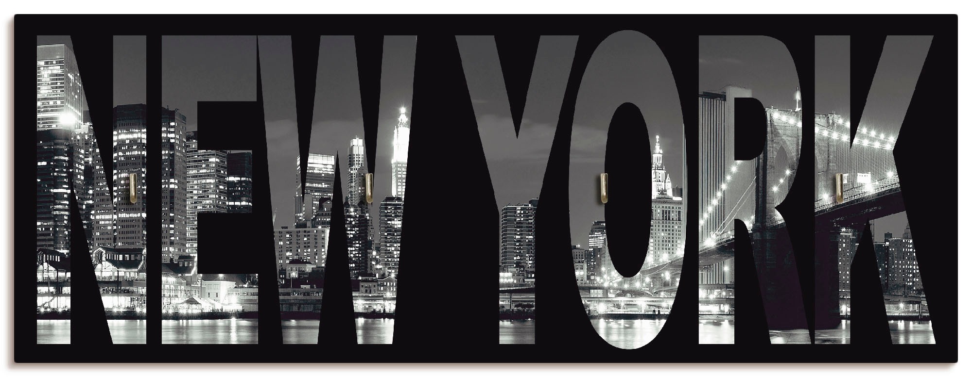 Artland Hakenleiste »New York«, MDF