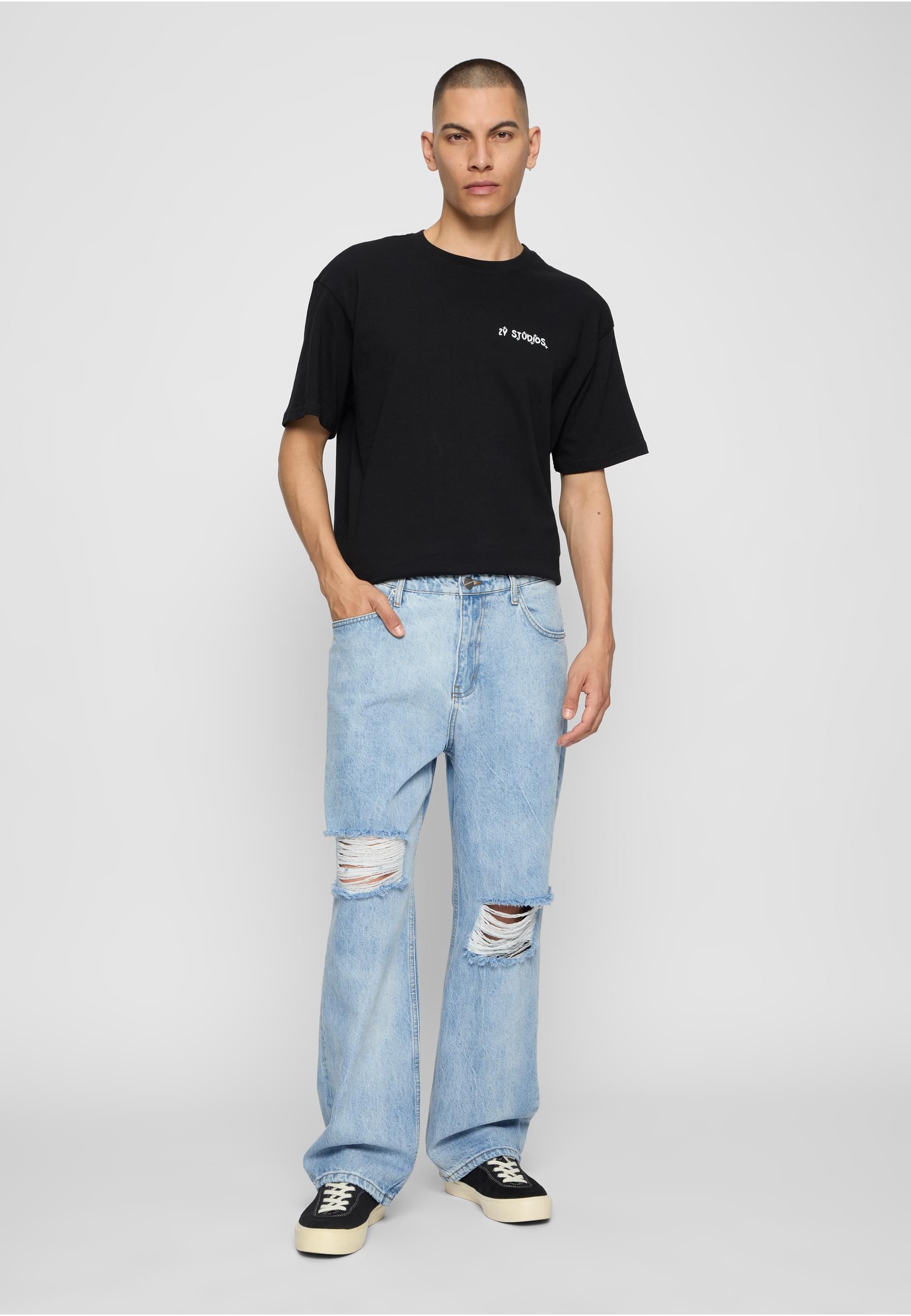 2Y Studios Bequeme Jeans »2Y Studios 2Y Anduin Ripped Baggy Jeans«