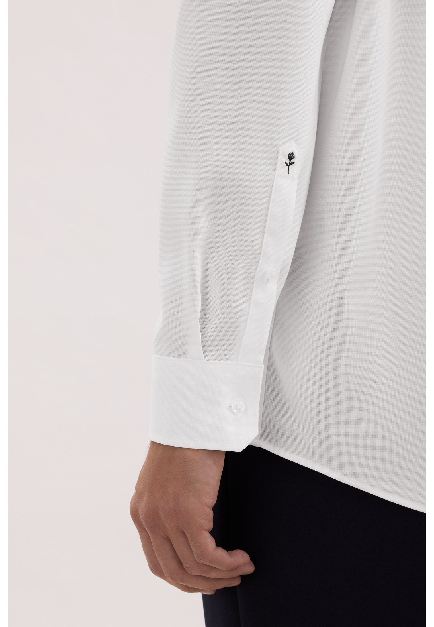 Seidensticker Schwarze Rose Men's Shirt White XXL 9