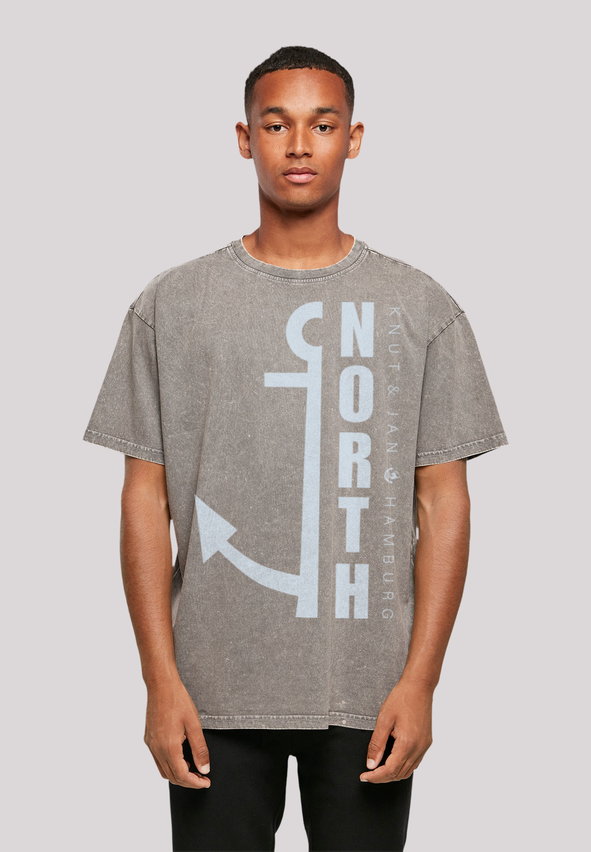 F4NT4STIC T-Shirt »North Anker bestellen & Print Knut BAUR | ▷ Hamburg Jan Blau«