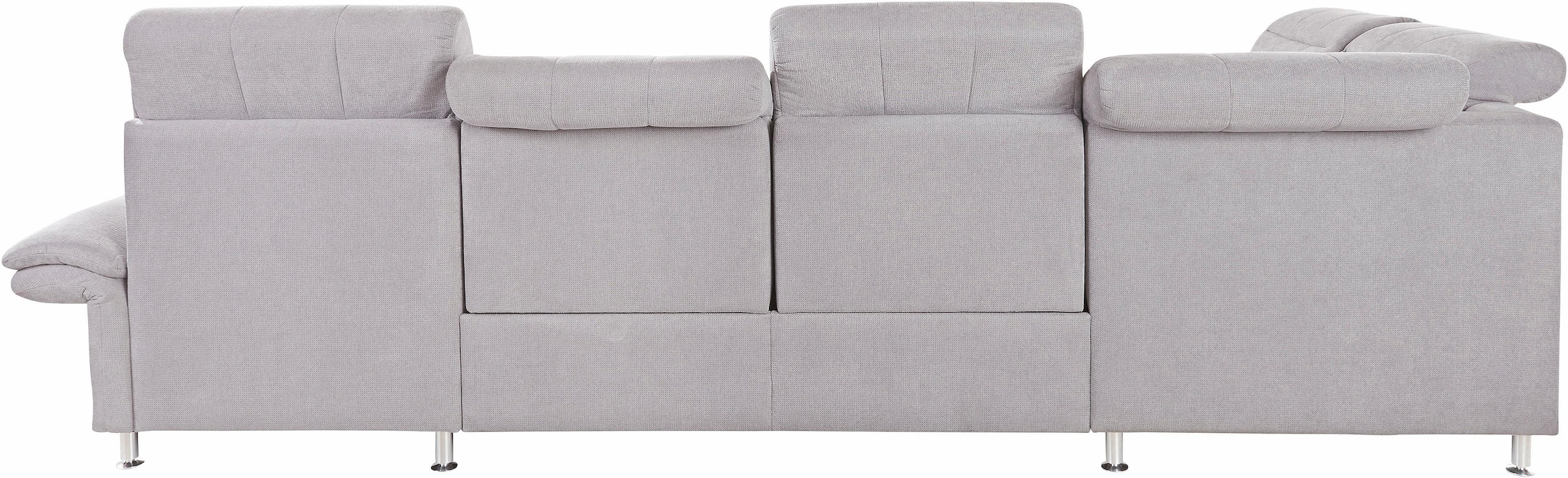 Places of Style Wohnlandschaft »Manhattan U-Form«, 2 Sitze mit elektrischer Relaxfunktion, verstellbare Armlehnen