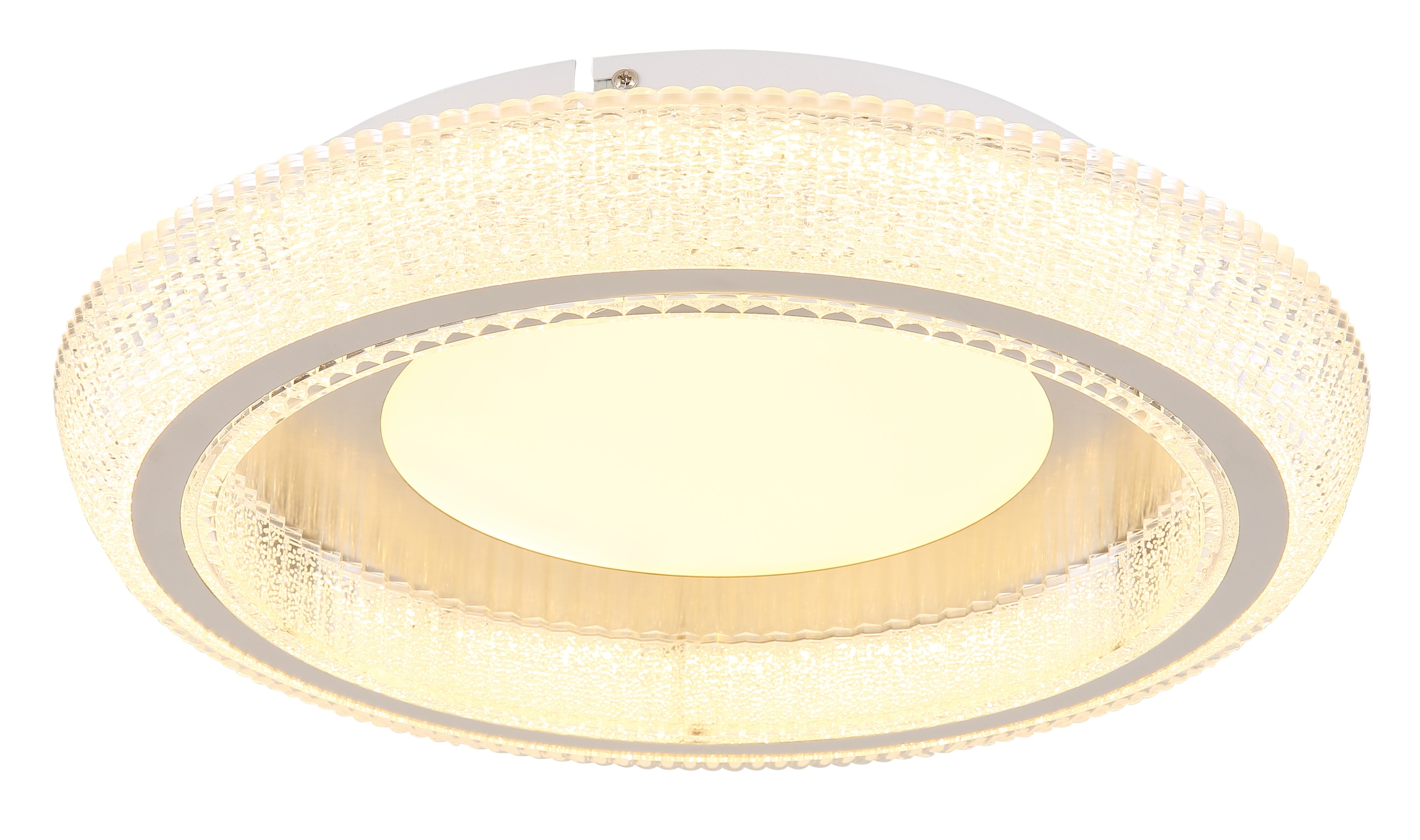 GLOBO LIGHTING LED Deckenleuchte »SHARPER«, Leuchtmittel LED-Modul | LED fest integriert, Deckenlampe/rund/Wohnzimmer/Schlafzimmer/elegant