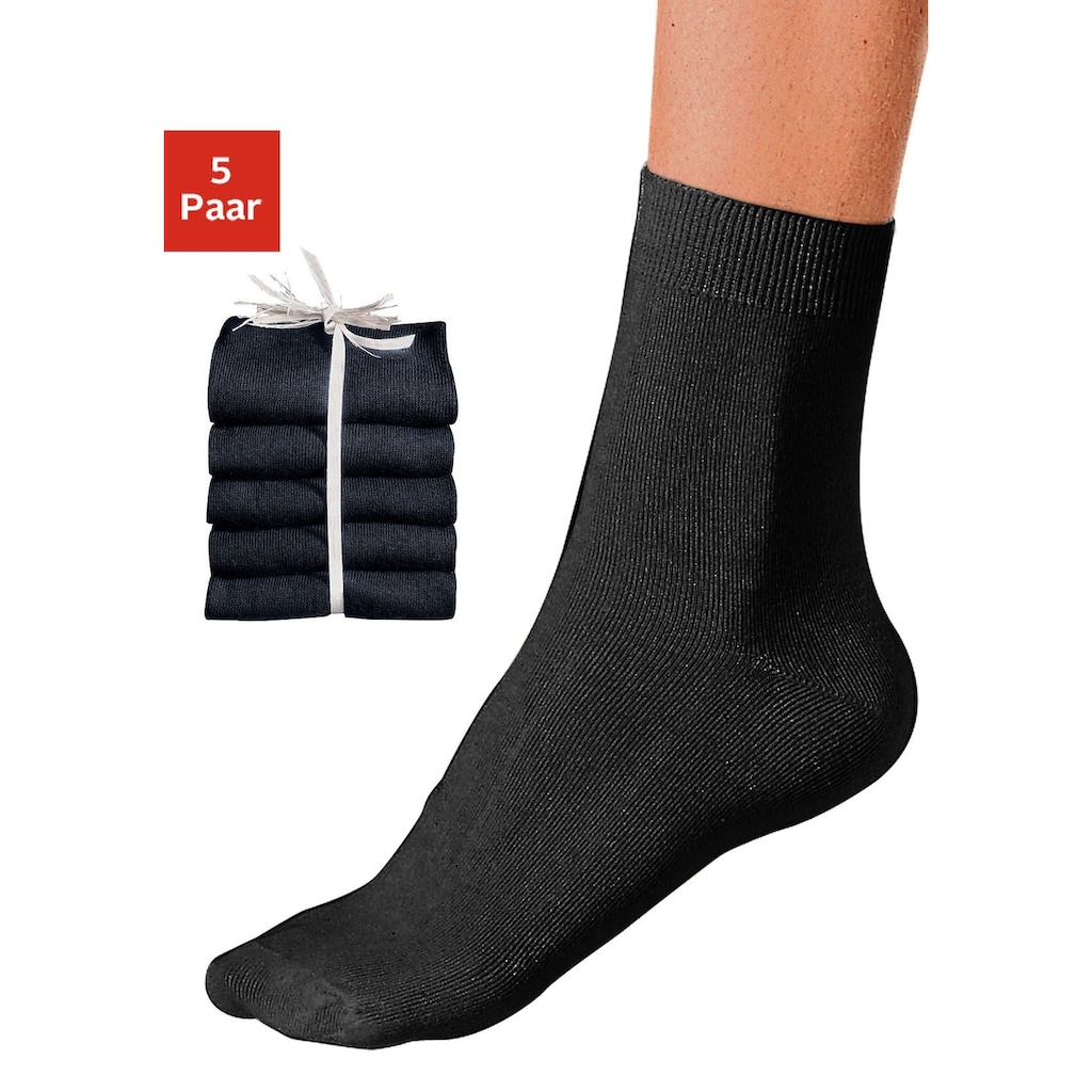 Go in Basicsocken, (Set, 5 Paar)