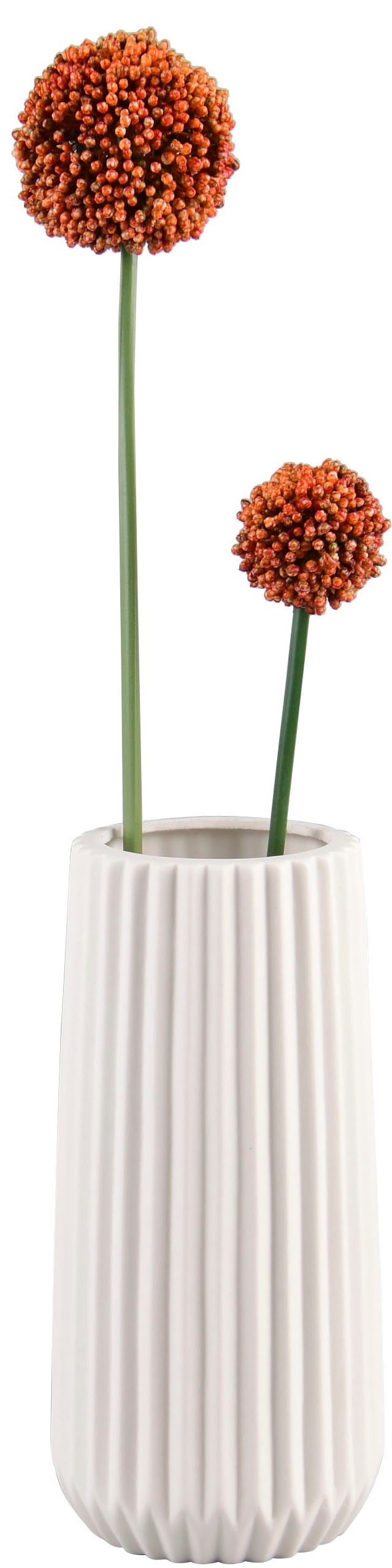 MIRRORS AND MORE Dekovase "RUFFLE" Schlichte, zeitlose Dekovase günstig online kaufen