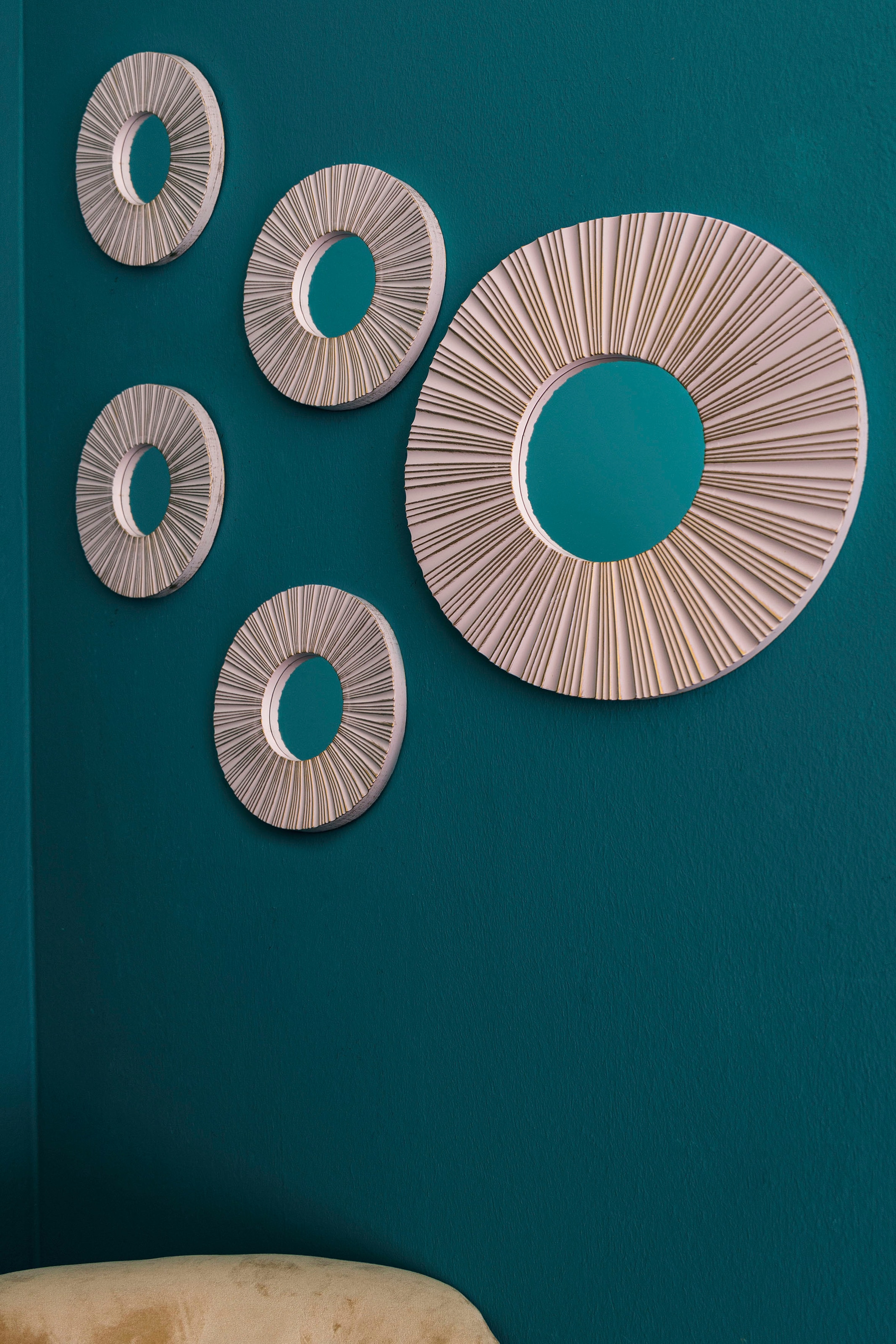 Myflair Möbel & Accessoires Dekospiegel "5tlg.Wanddekoset" Wandspiegel, Wan günstig online kaufen