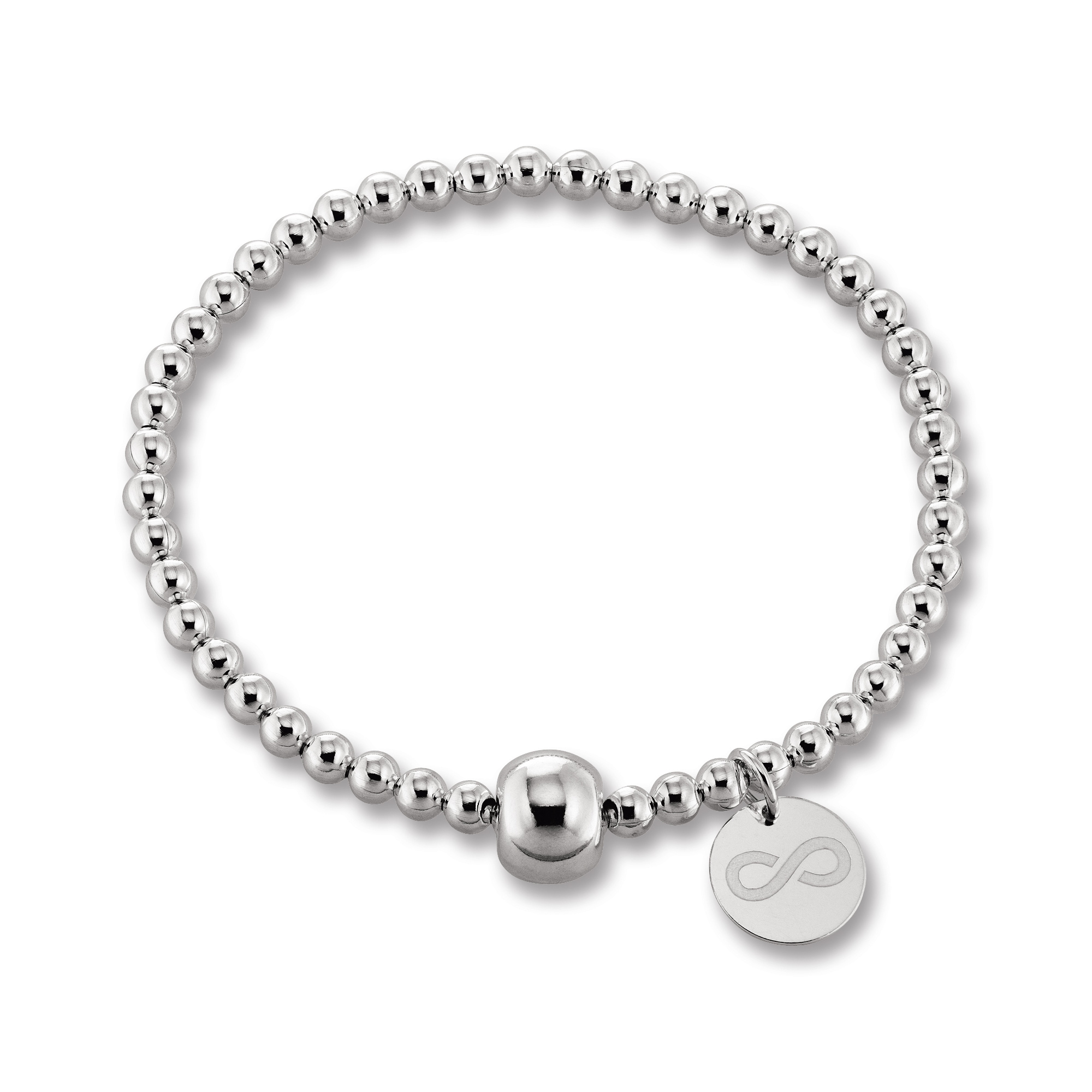 ONE ELEMENT Silberarmband »Armband aus 925 Silber Ø 54,0 mm mit Gummiband  Ø«, Damen Silber Schmuck Kugelkette online kaufen | BAUR
