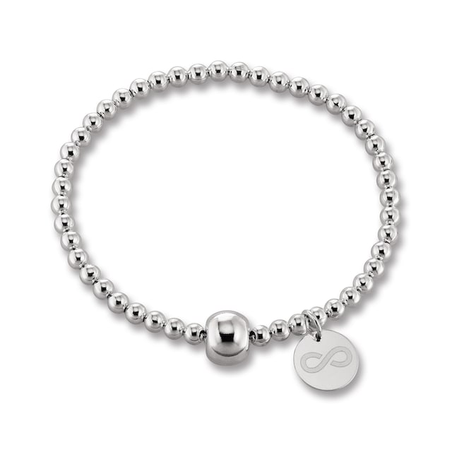 ELEMENT 54,0 Schmuck Silber Damen Ø«, Silber Silberarmband BAUR online | mm ONE mit kaufen Gummiband aus 925 Kugelkette »Armband Ø