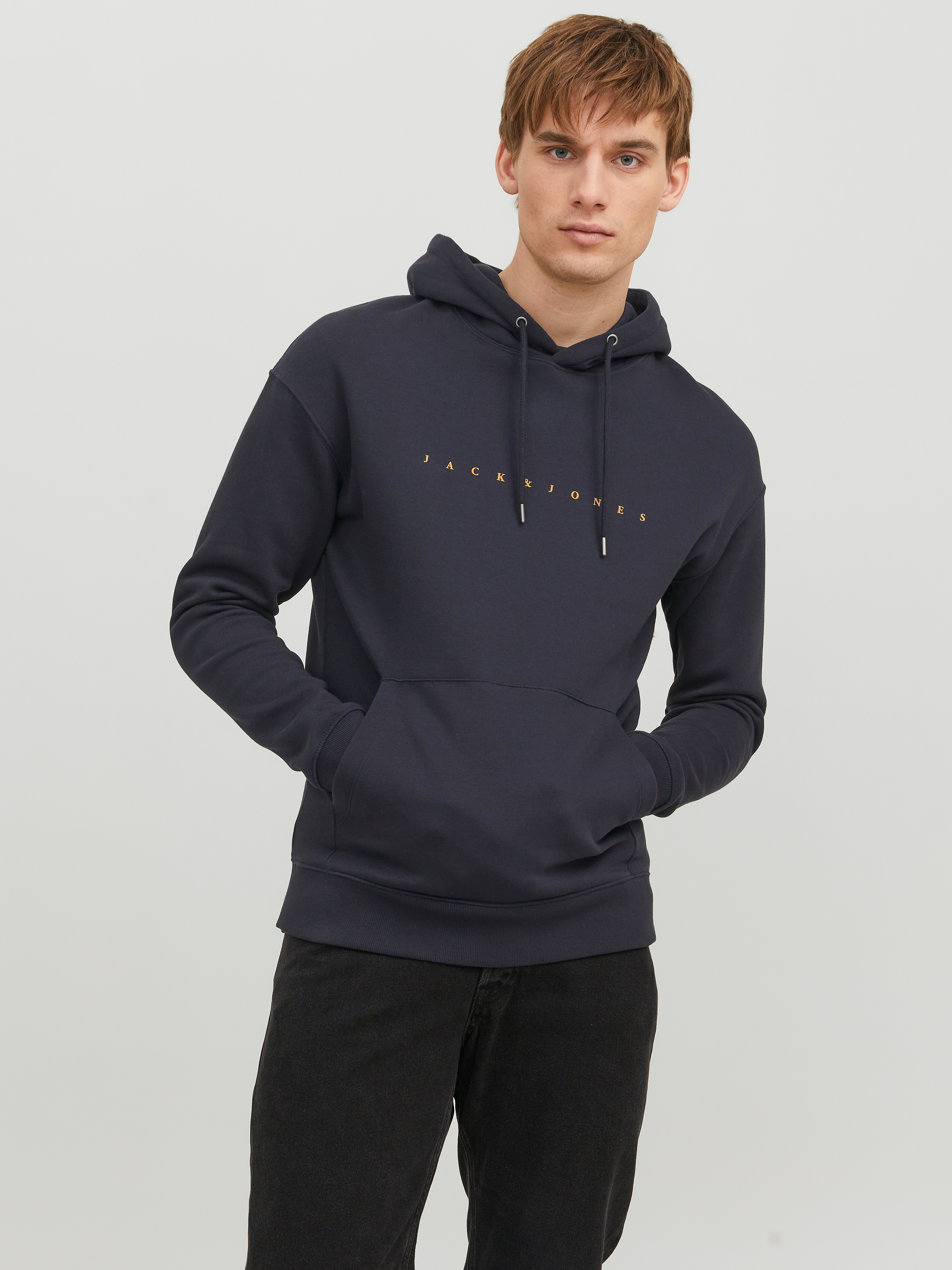 Jack & Jones "JJESTAR mit 3D-Print und Kapuze für vielseitige Anlässe", Baumwollmischung, relaxed fit