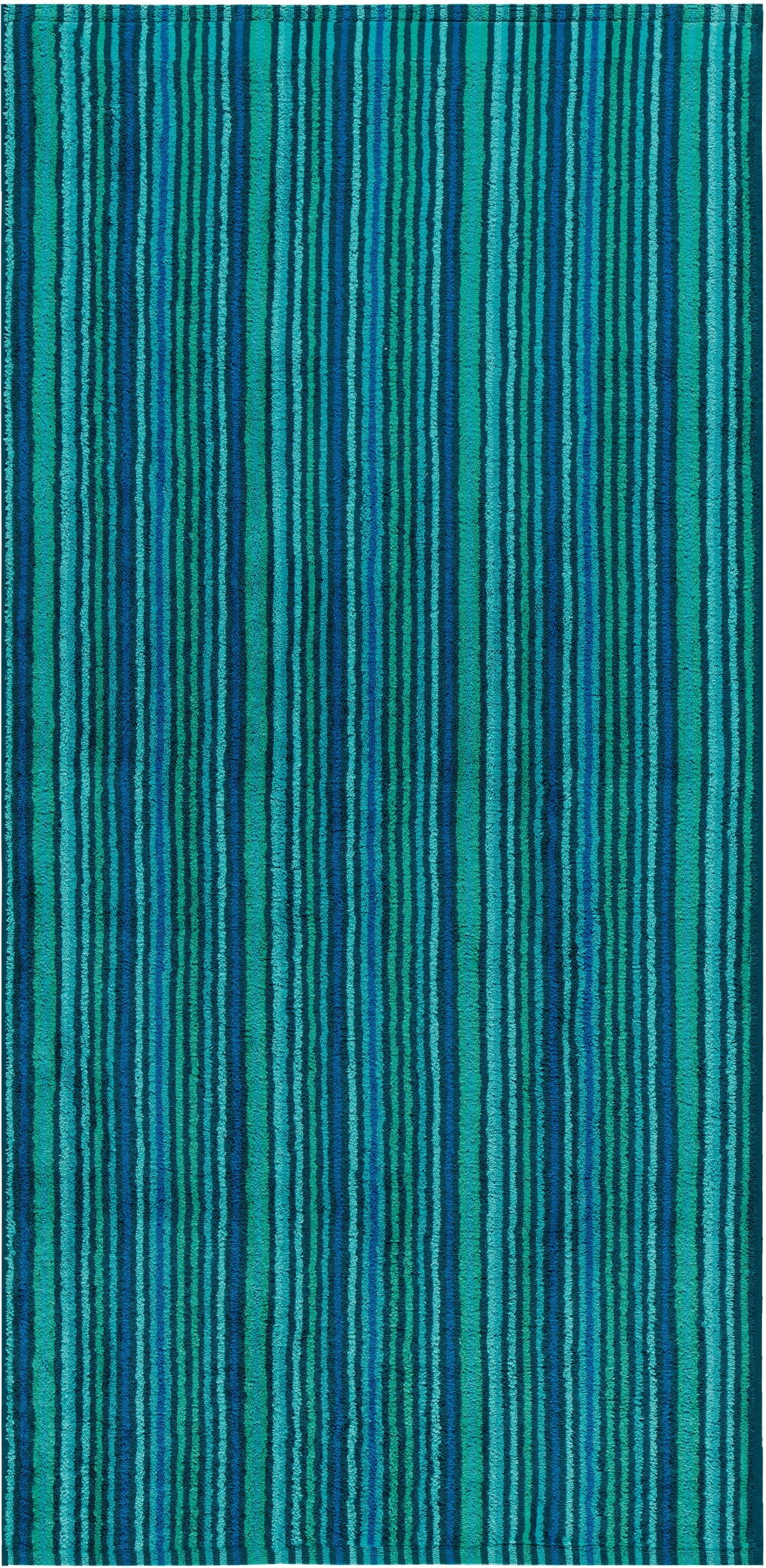 Egeria Handtücher "Combi Stripes", (2 St., 2er Set Handtücher 50 x 100 cm), mit feinen Streifen, 100% Baumwolle