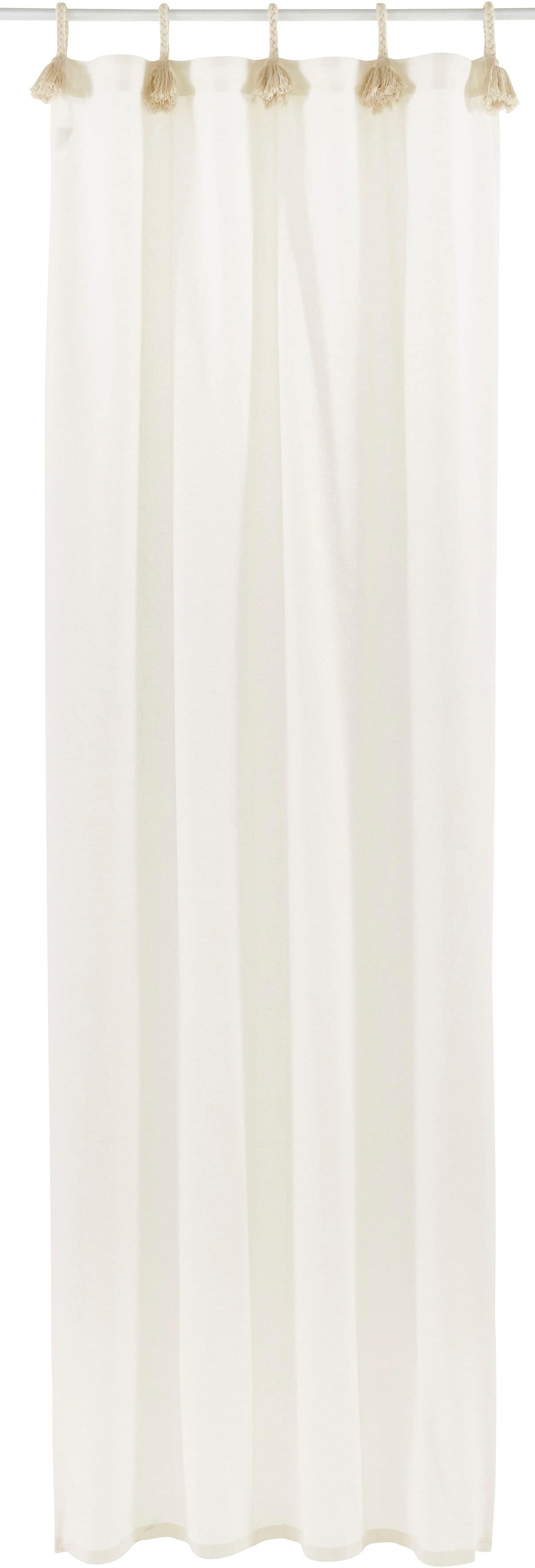 LeGer Home by Lena Gercke Gardine "Leger" Schlaufen 1 Stk. tlg. blickdicht, günstig online kaufen