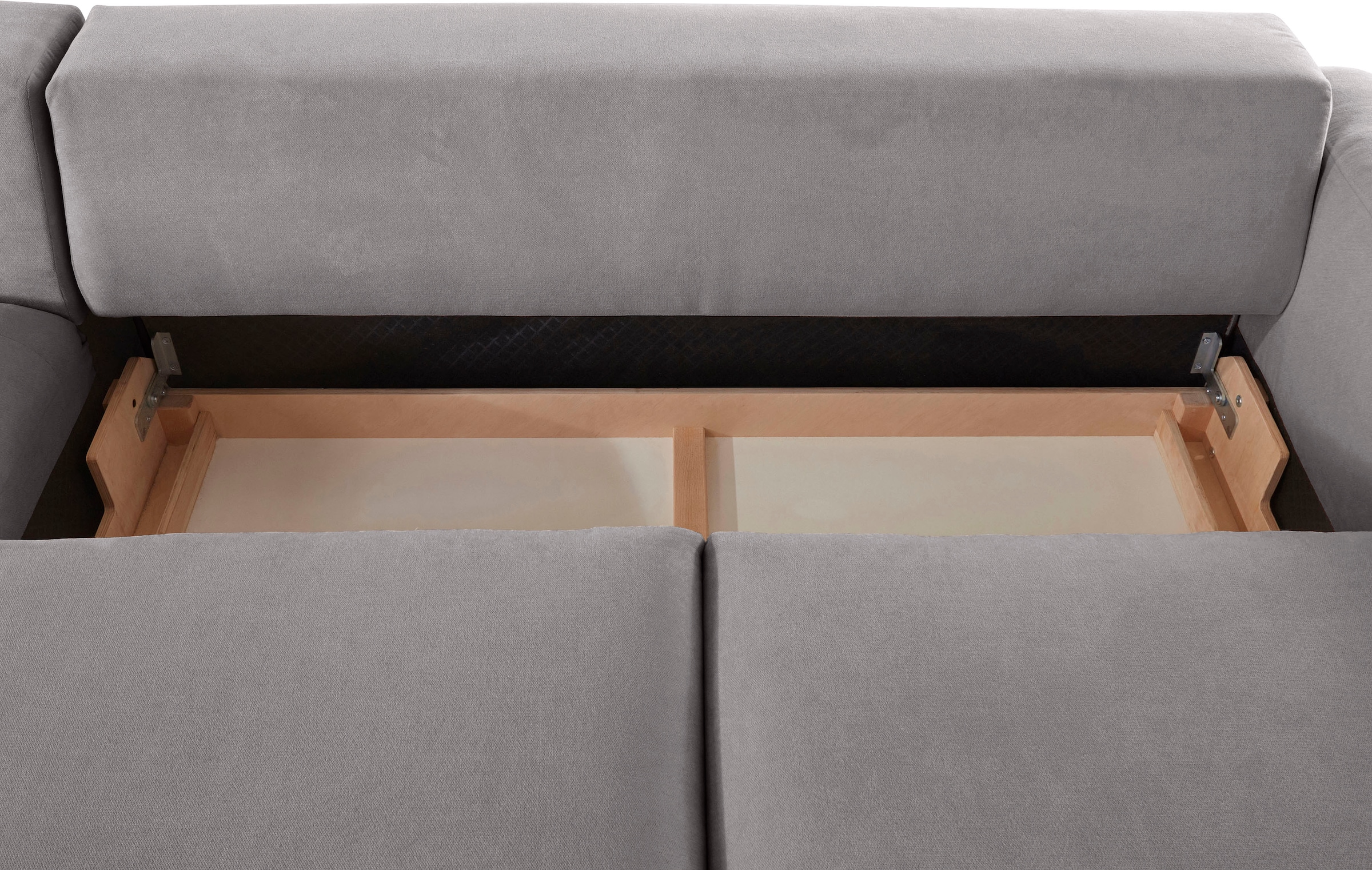 Places of Style Ecksofa »Bloomfield, bequem und elegant, OTTOs Choice, L-Form«, wahlweise mit Bettfunktion und Bettkasten
