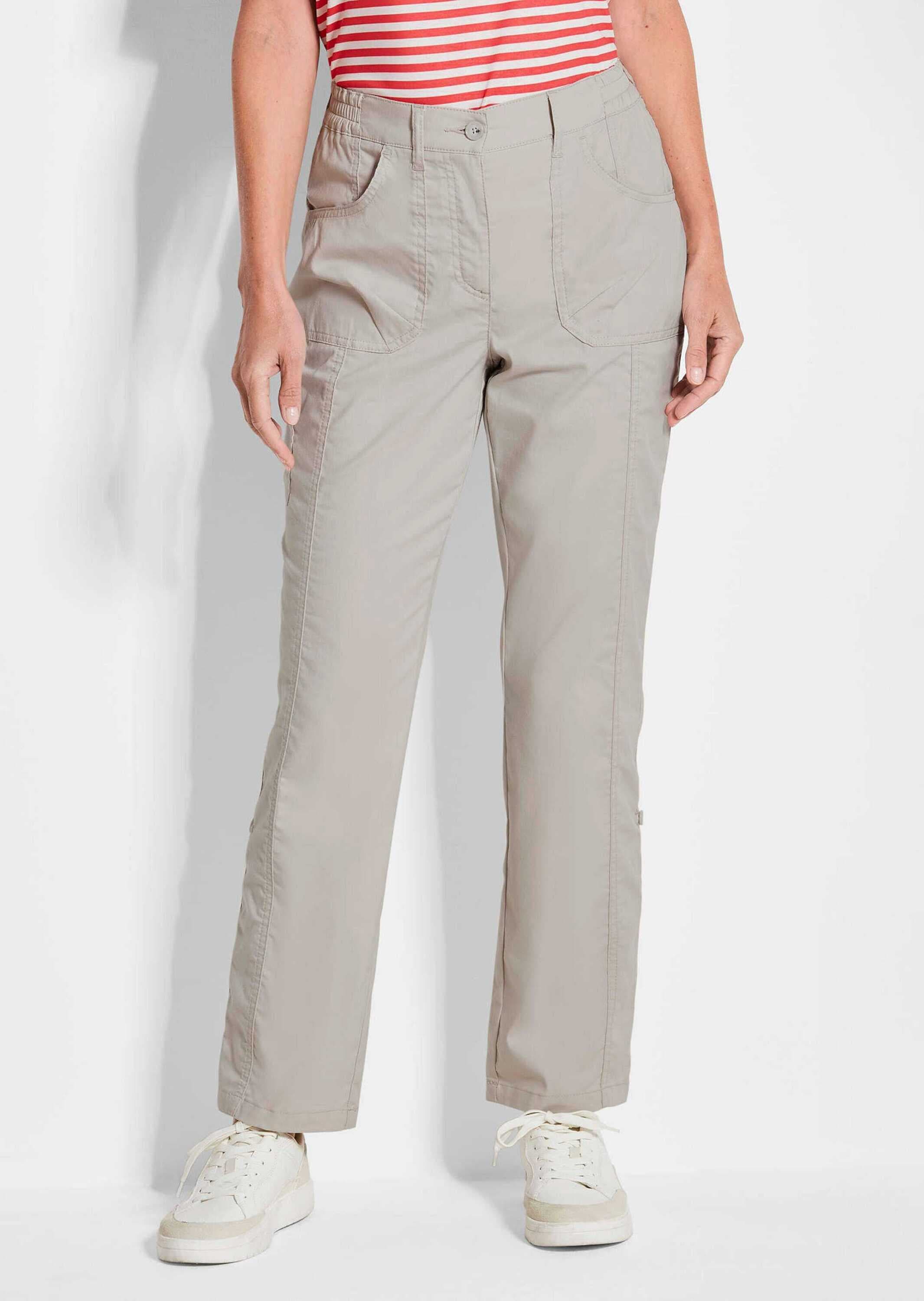 GOLDNER Stoffhose »Funktionshose Carla Krempelbare Hose mit Funktion«
