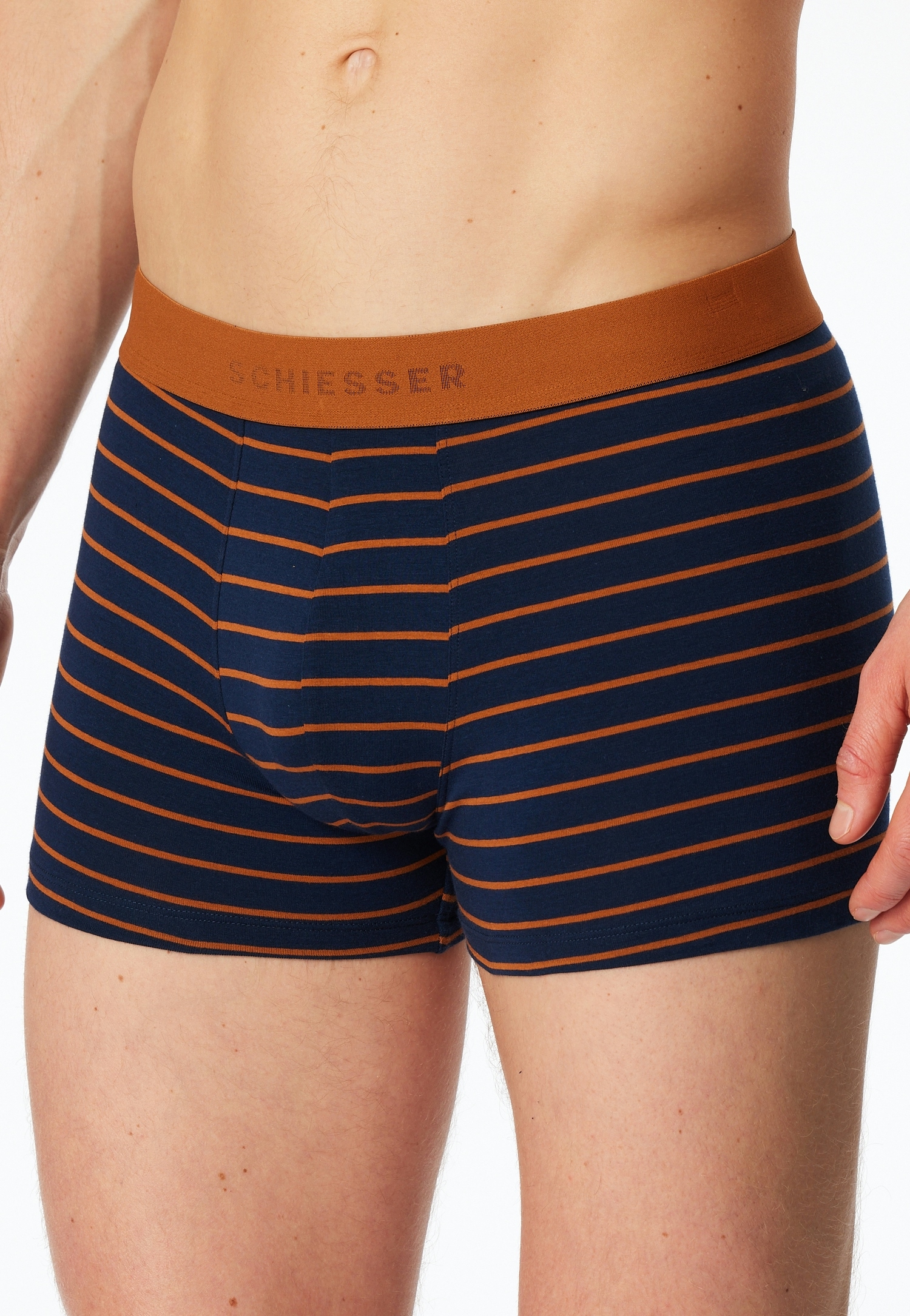 Schiesser Boxer »95/5 Multipacks« ohne Eingriff, softer Logo-Webgummibund