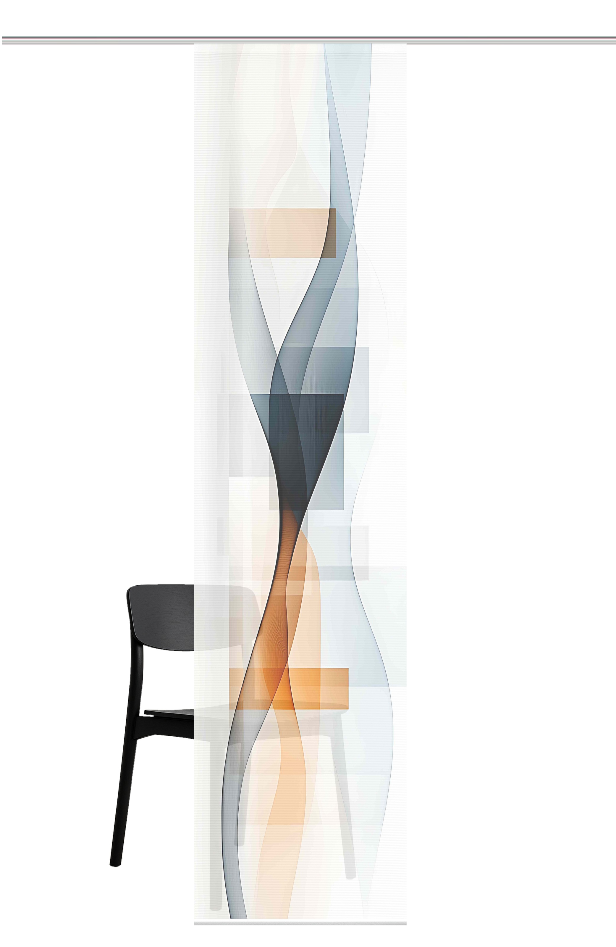 Thumbnail - Vision S Schiebegardine "LUMA" Paneelwagen 1 Stk. tlg. digital bedruckt