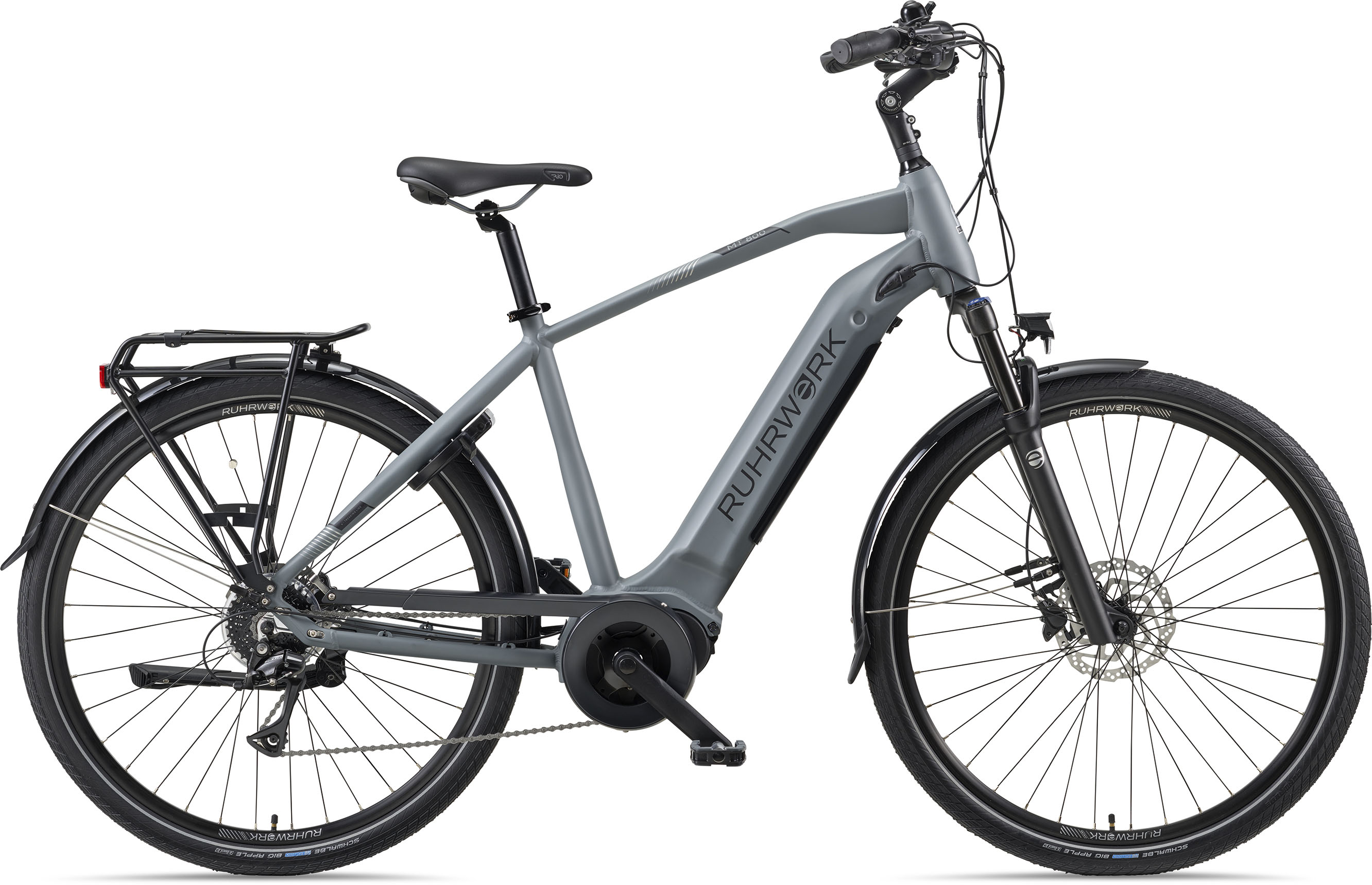 E-Bike »MT 800 Herren«, 8 Gang, Shimano, Acera, Mittelmotor 250 W
