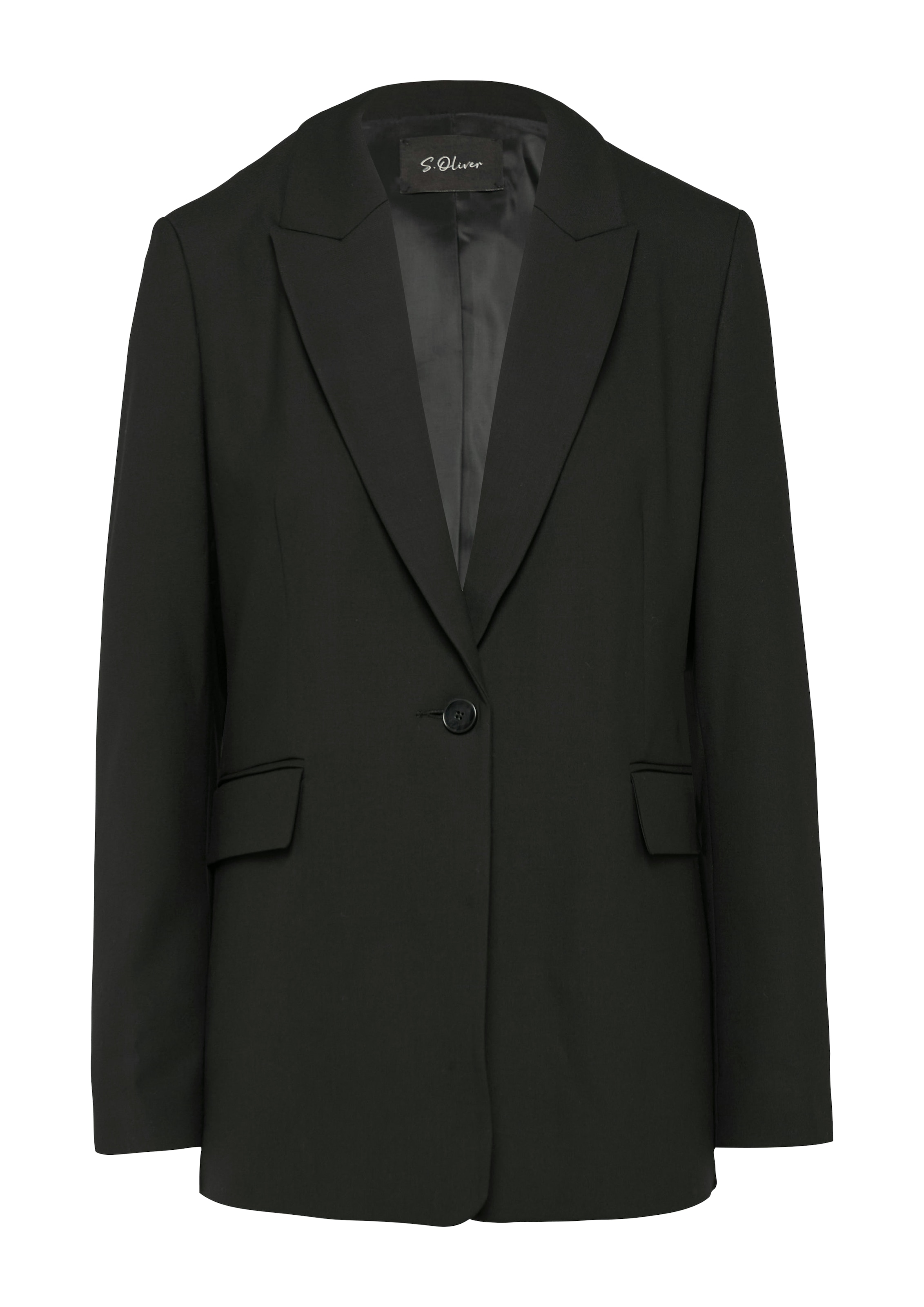 s.Oliver BLACK LABEL Longblazer, im eleganten Look