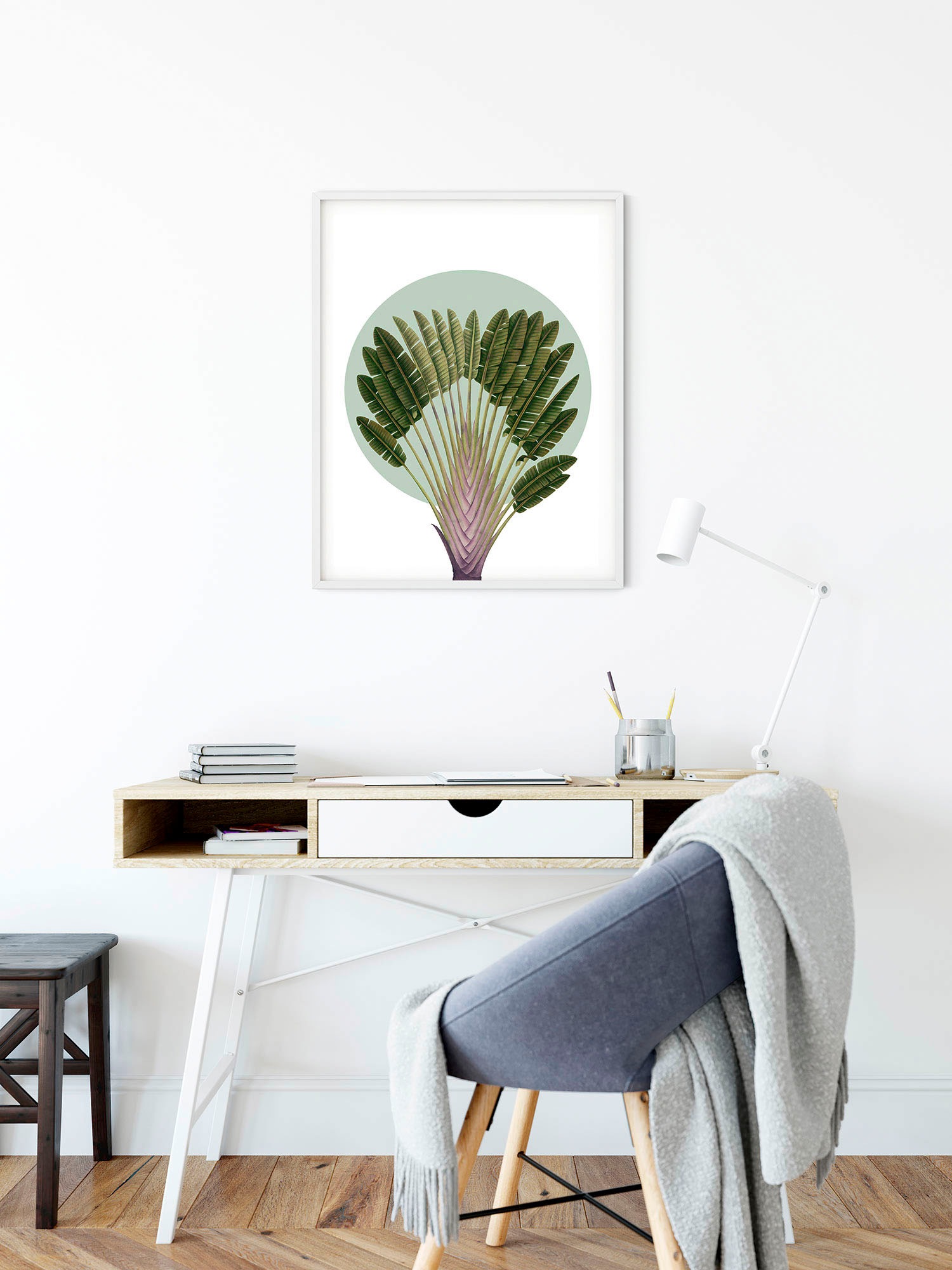 Komar Bild "Botanical Garden Pinnate Palm" Natur 1 Stk. tlg. Wandbild zur D günstig online kaufen