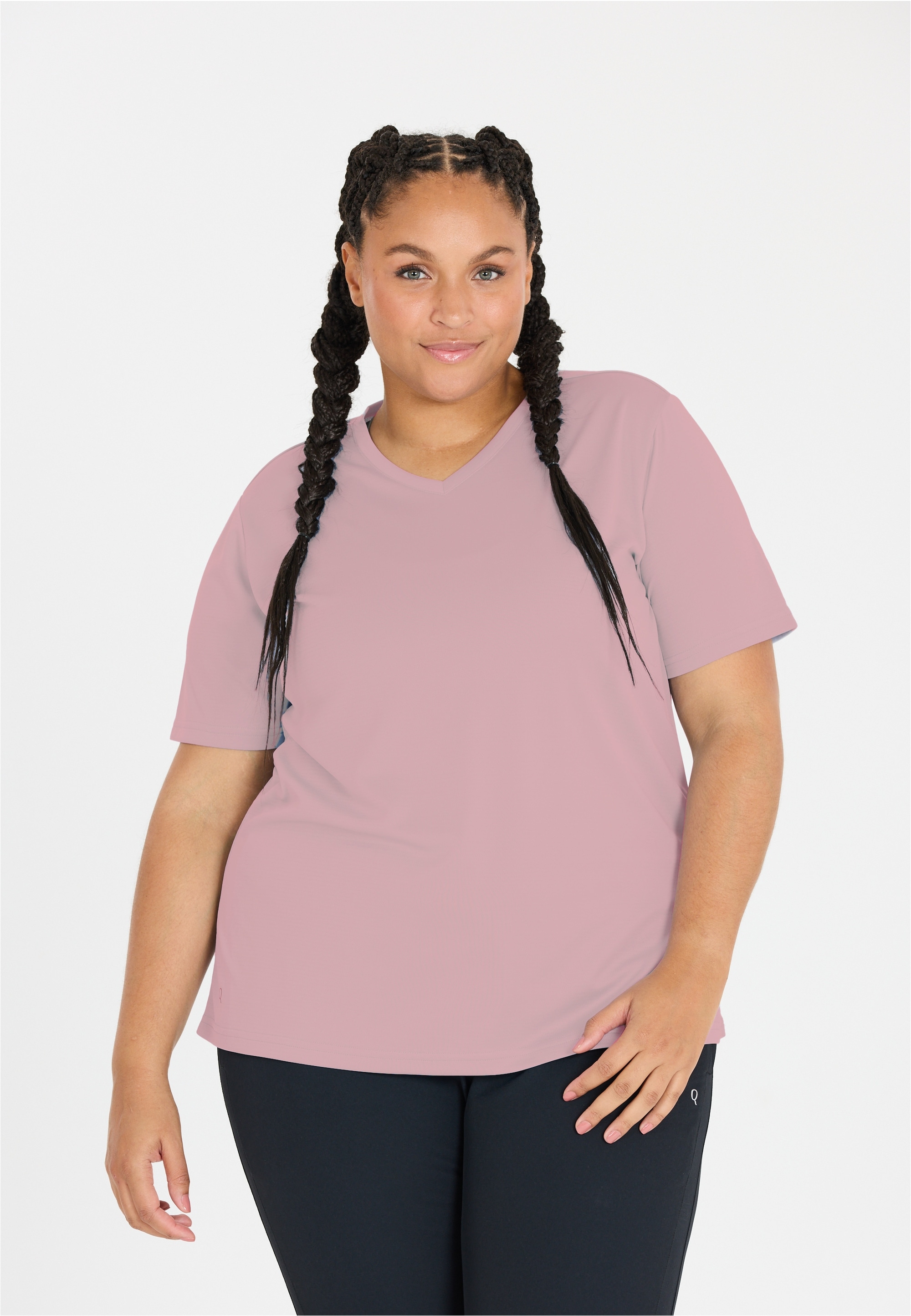 ENDURANCE Funktionsshirt "Annabelle" mit stylischem V-ausschnitt günstig online kaufen