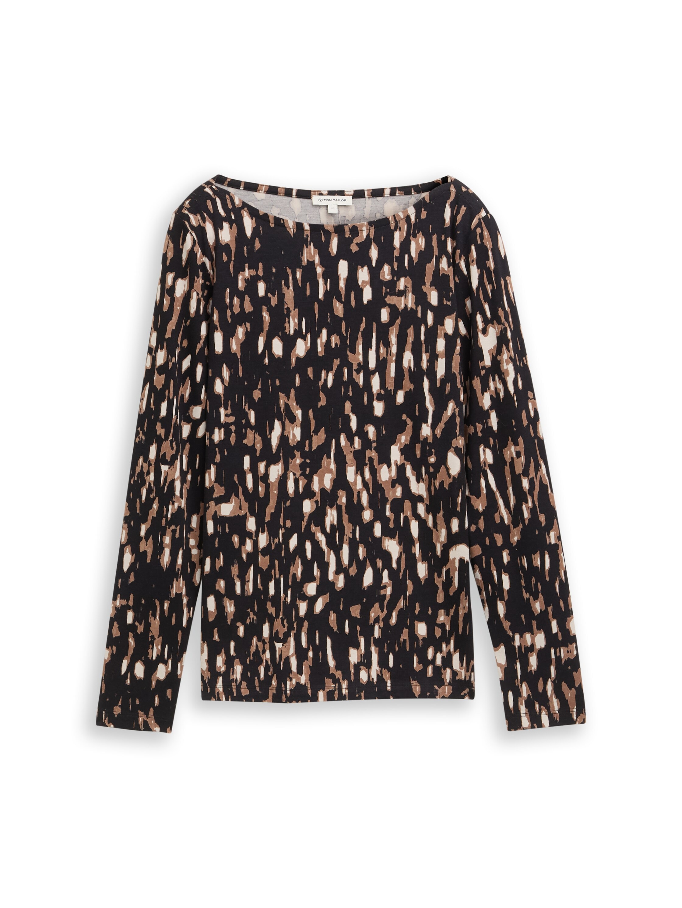 TOM TAILOR Langarmshirt mit All-Over Print