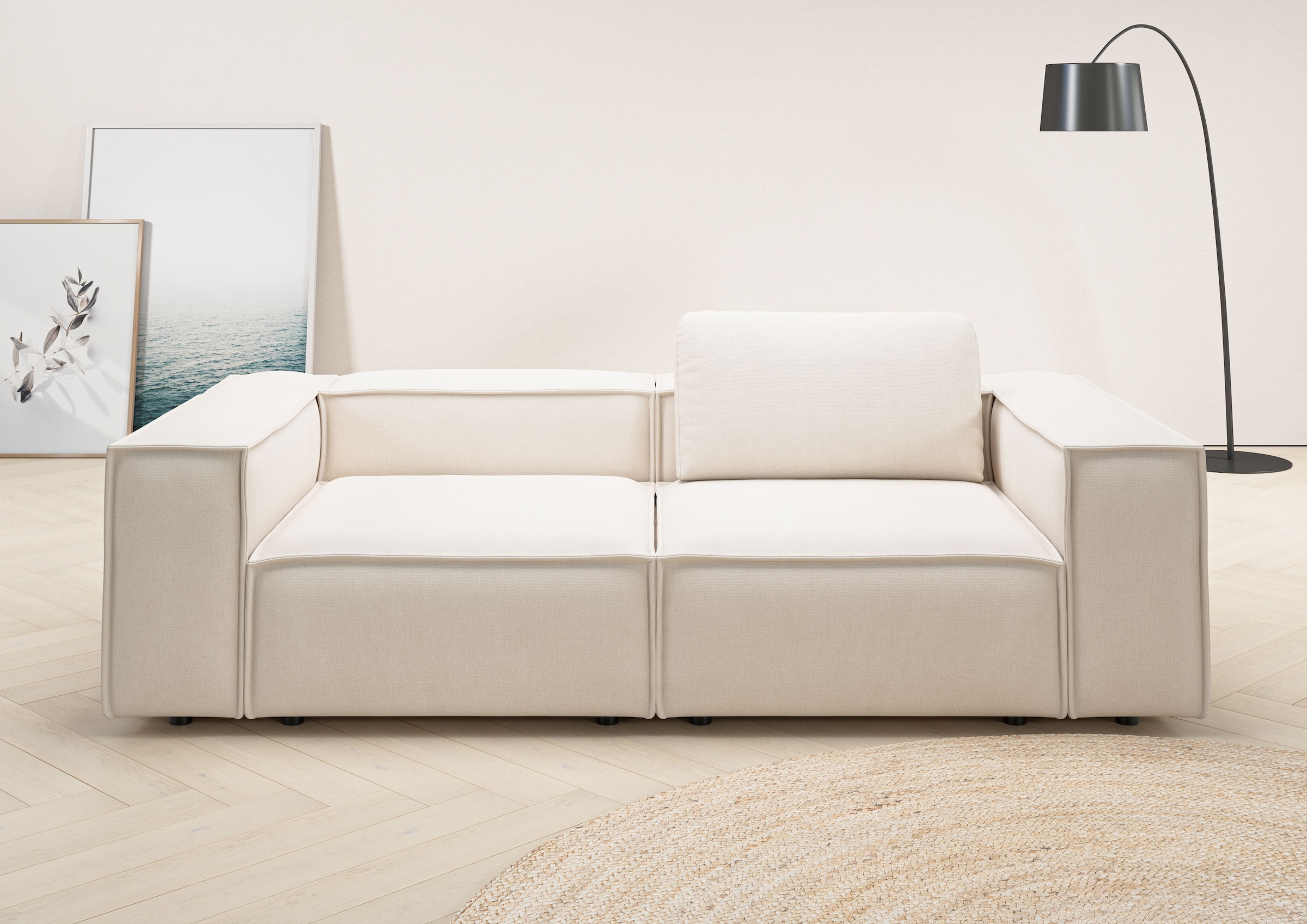 PLACES OF STYLE 2-Sitzer "Watertown, modernes Sofa 246 cm breit, auch in Fe günstig online kaufen