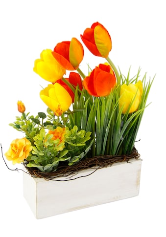 my home Gestecke »Tulpen Wildrosen ir Gras« im...