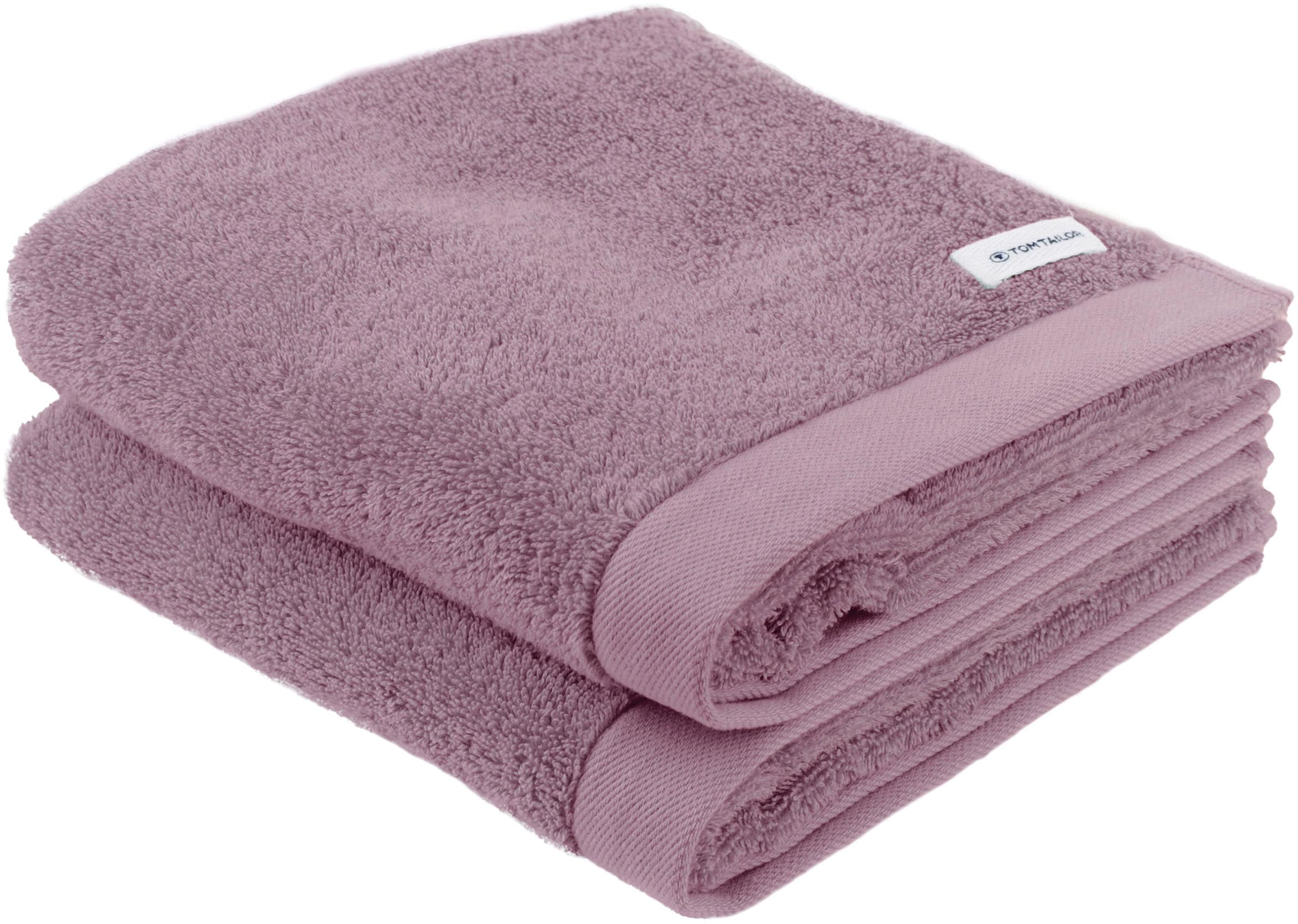 TOM TAILOR HOME Handtuch "COLOR BATH" 100% Baumwolle, 50x100 cm, uni, große Farbauswahl