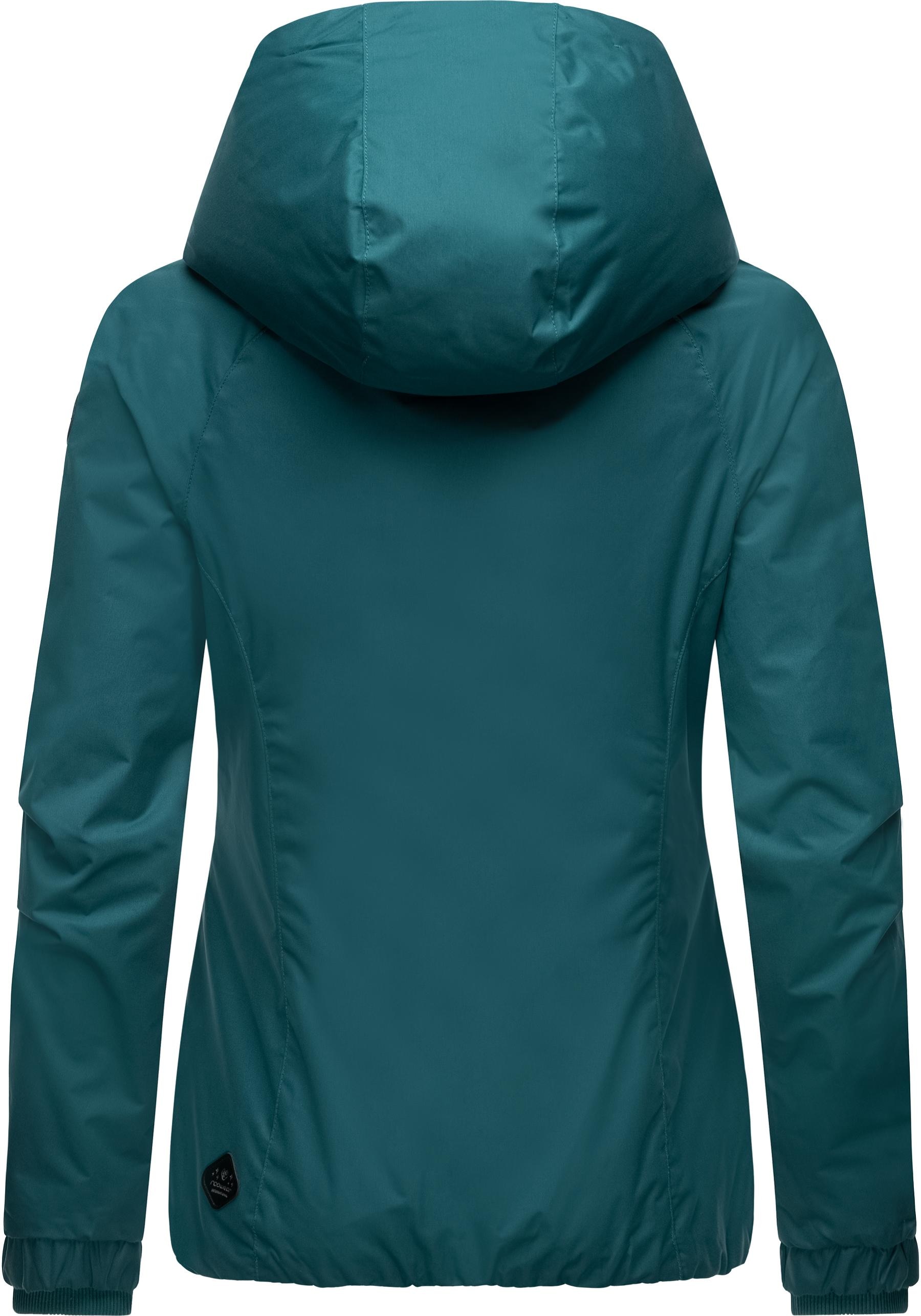 Ragwear Outdoorjacke »Dizzie«, mit Kapuze, Wasserdichte Übergangsjacke mit großer Kapuze