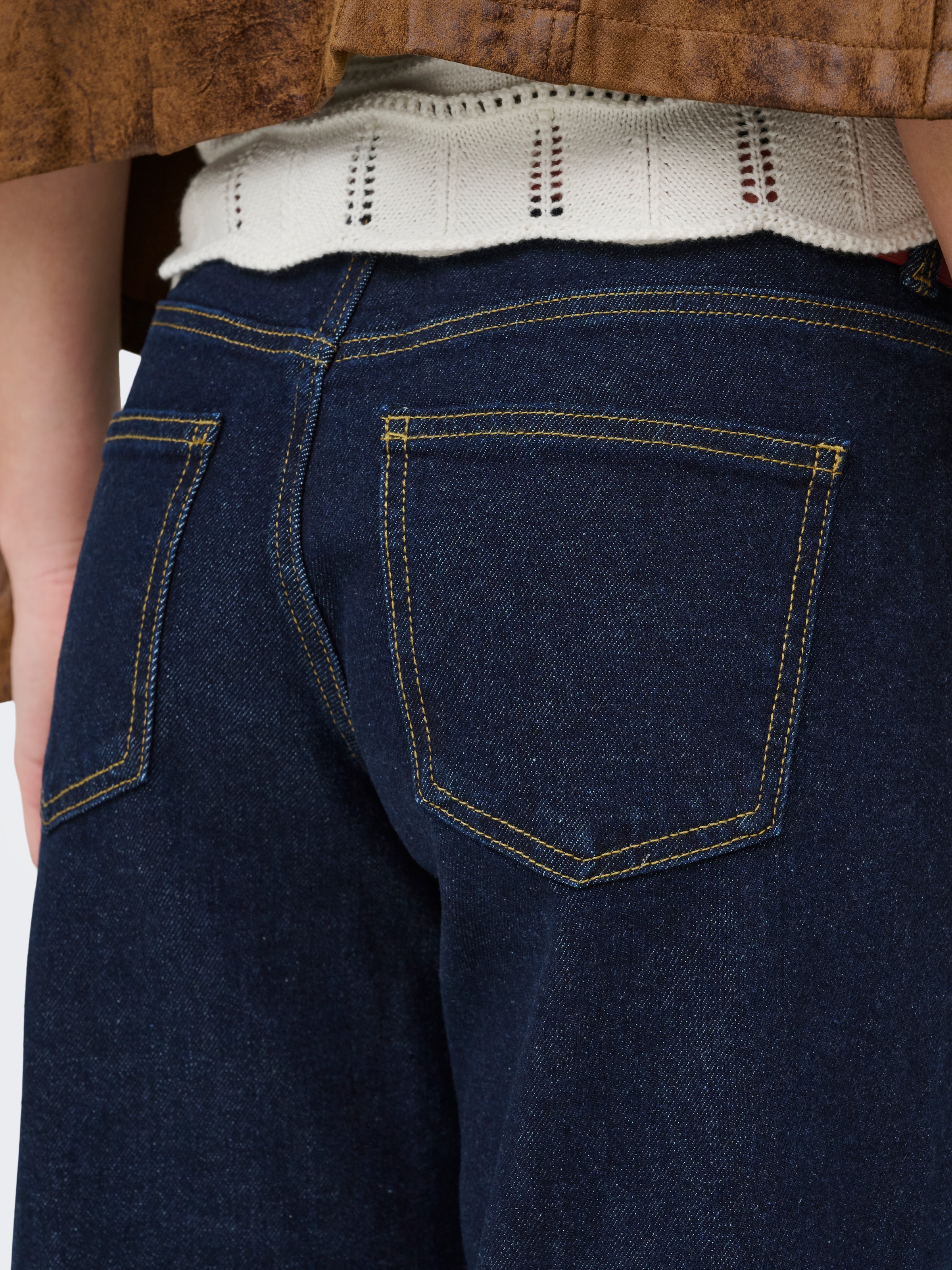 ONLY High-waist-Jeans »ONLJUICY LW WIDE LEG DNM RINSE MAE NOOS« Baumwollmischung, high waist, wide fit