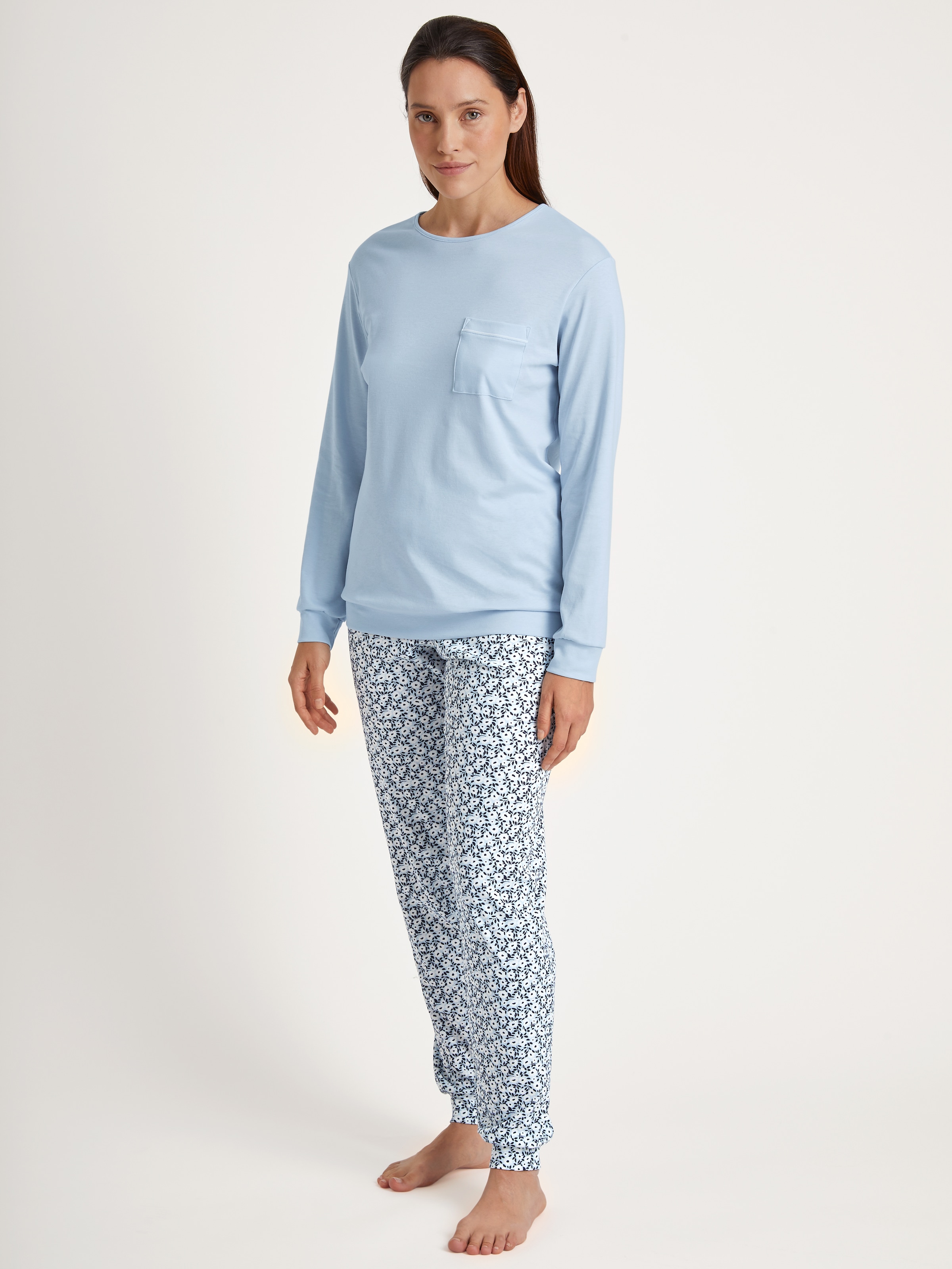 CALIDA Schlafanzug "Sweet Dreams" 2 Stk. tlg., Langarm, Rundhals, Interlock günstig online kaufen