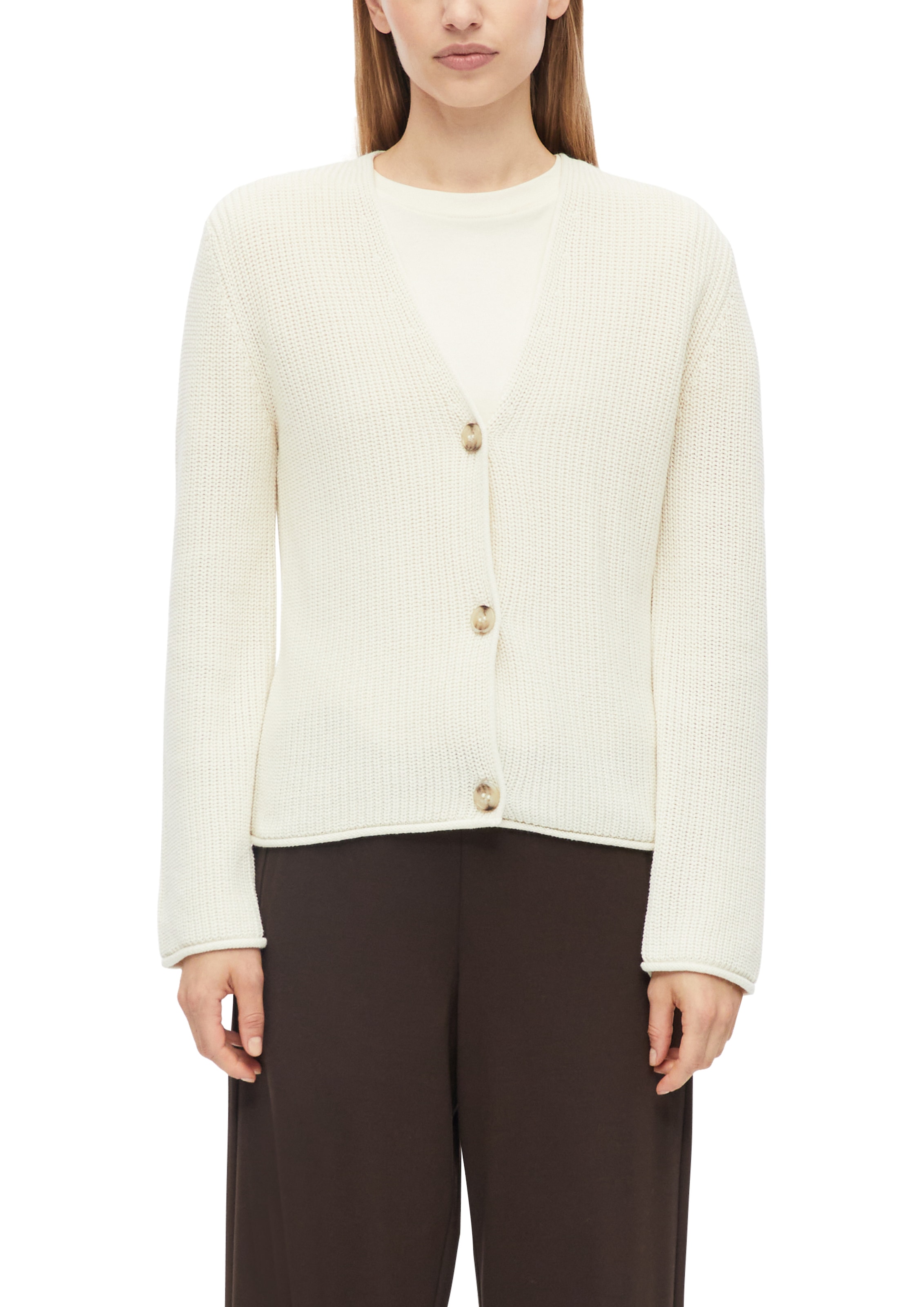 s.Oliver Strickjacke mit V-Ausschnitt