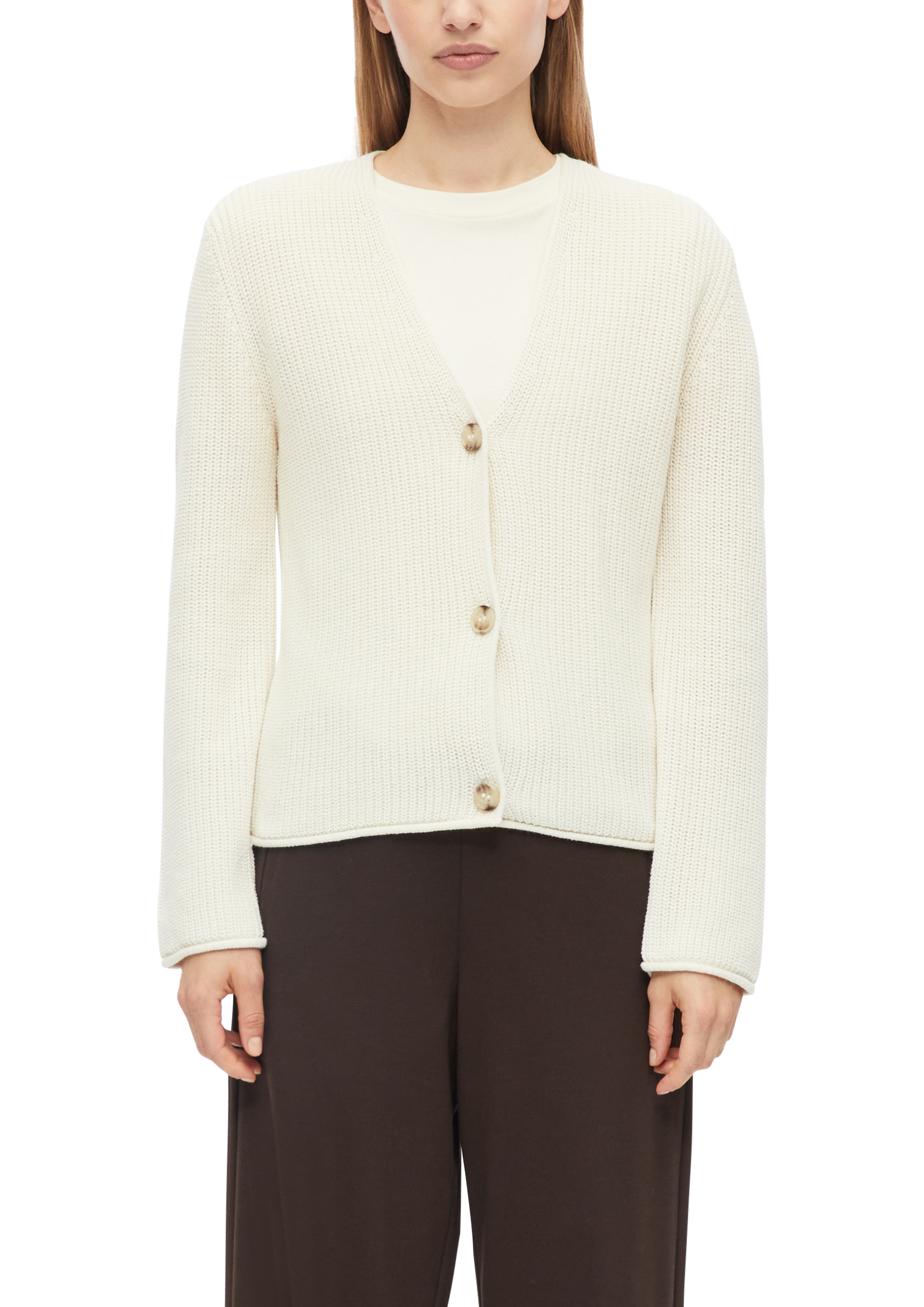 s.Oliver Strickjacke mit V-Ausschnitt