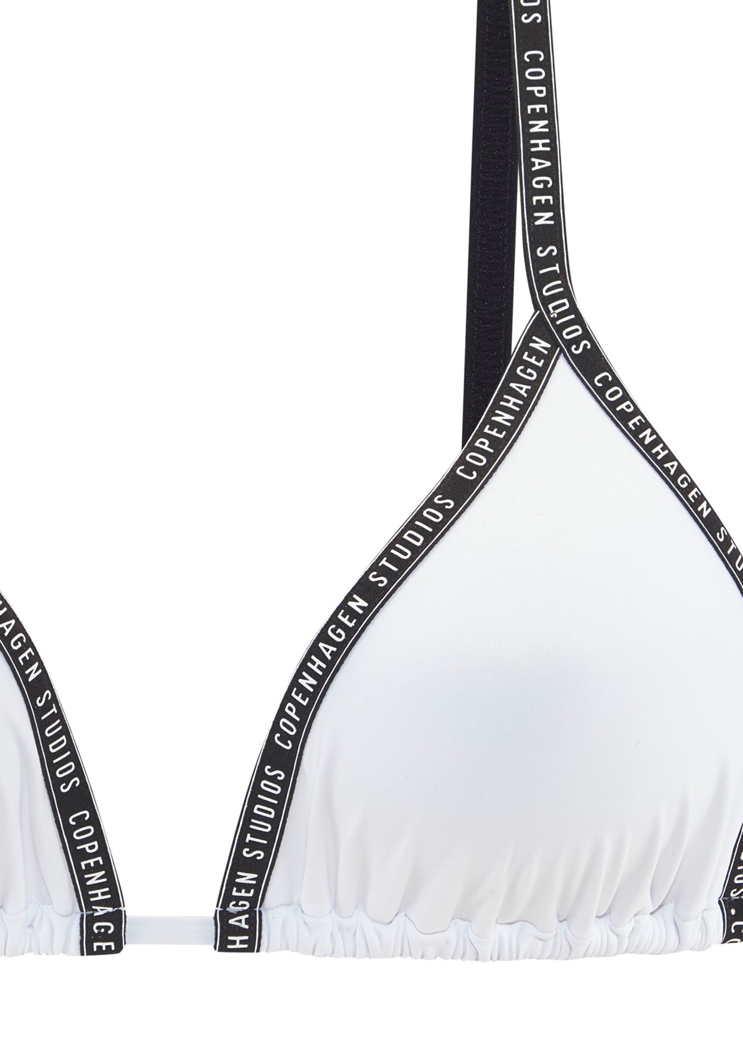 Thumbnail - Copenhagen Studios Triangel-Bikini-Top "Cody" mit Markenbranding