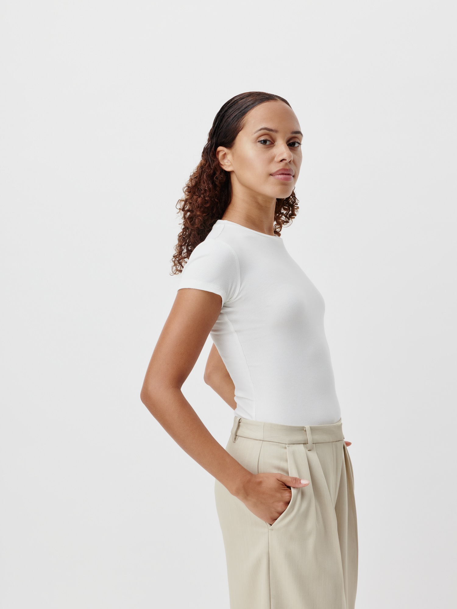 Thumbnail - LeGer T-Shirt "LeGer by Lena Gercke" Figurbetont mit Rundhalsausschnitt