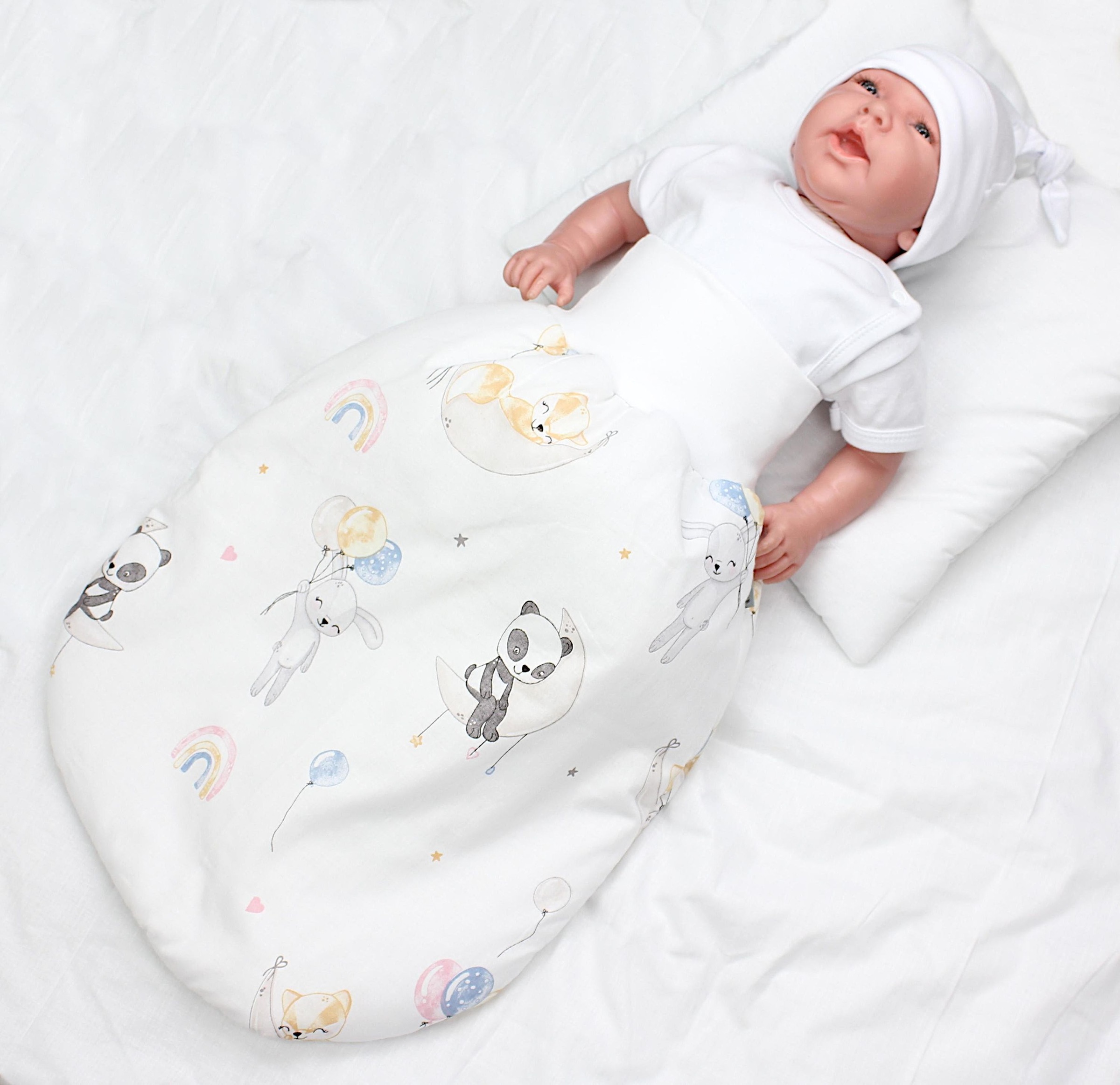 TupTam Babyschlafsack »Strampelsack Baby Strampelsack mit Bund für Mädchen  und Jungen«