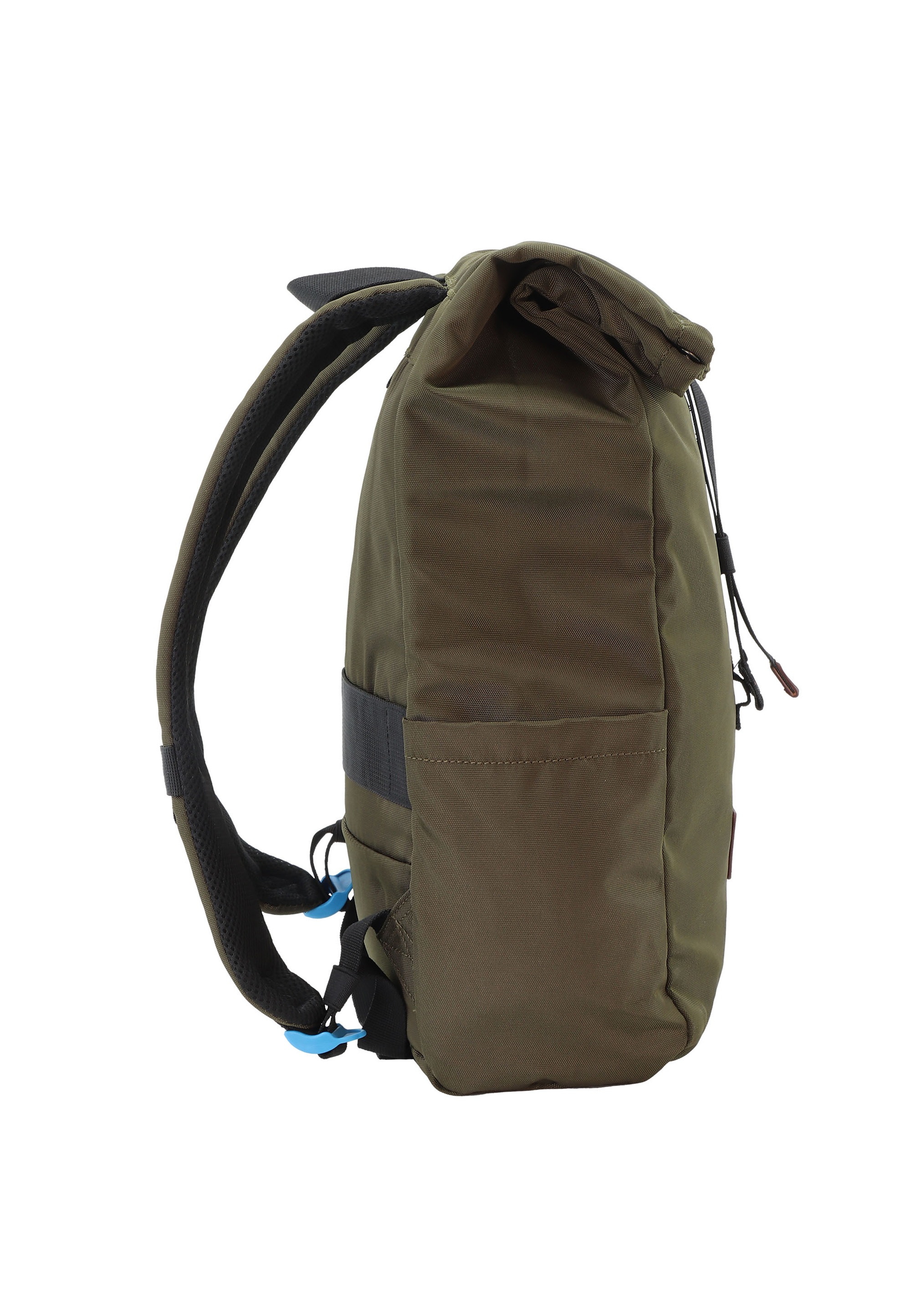 Cityrucksack DISCOVERY "Icon", Gr. B/H/T: 27cm, grün (khaki), Kunstfaser, unifarben, Rucksäcke Cityrucksack, Hergestellt aus rPet Polyester-Material 3