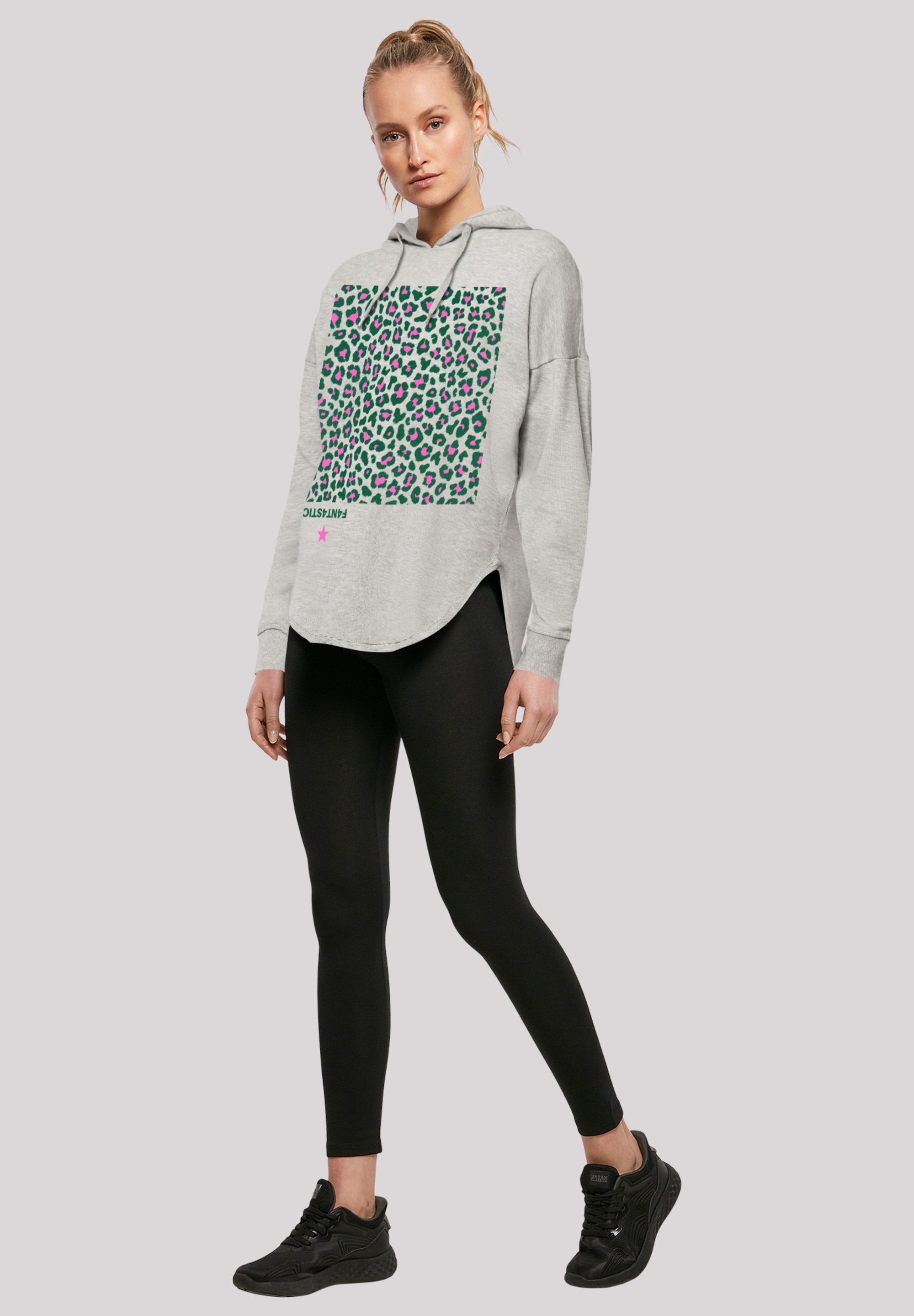 F4NT4STIC Kapuzenpullover »Leo Grün«, Print