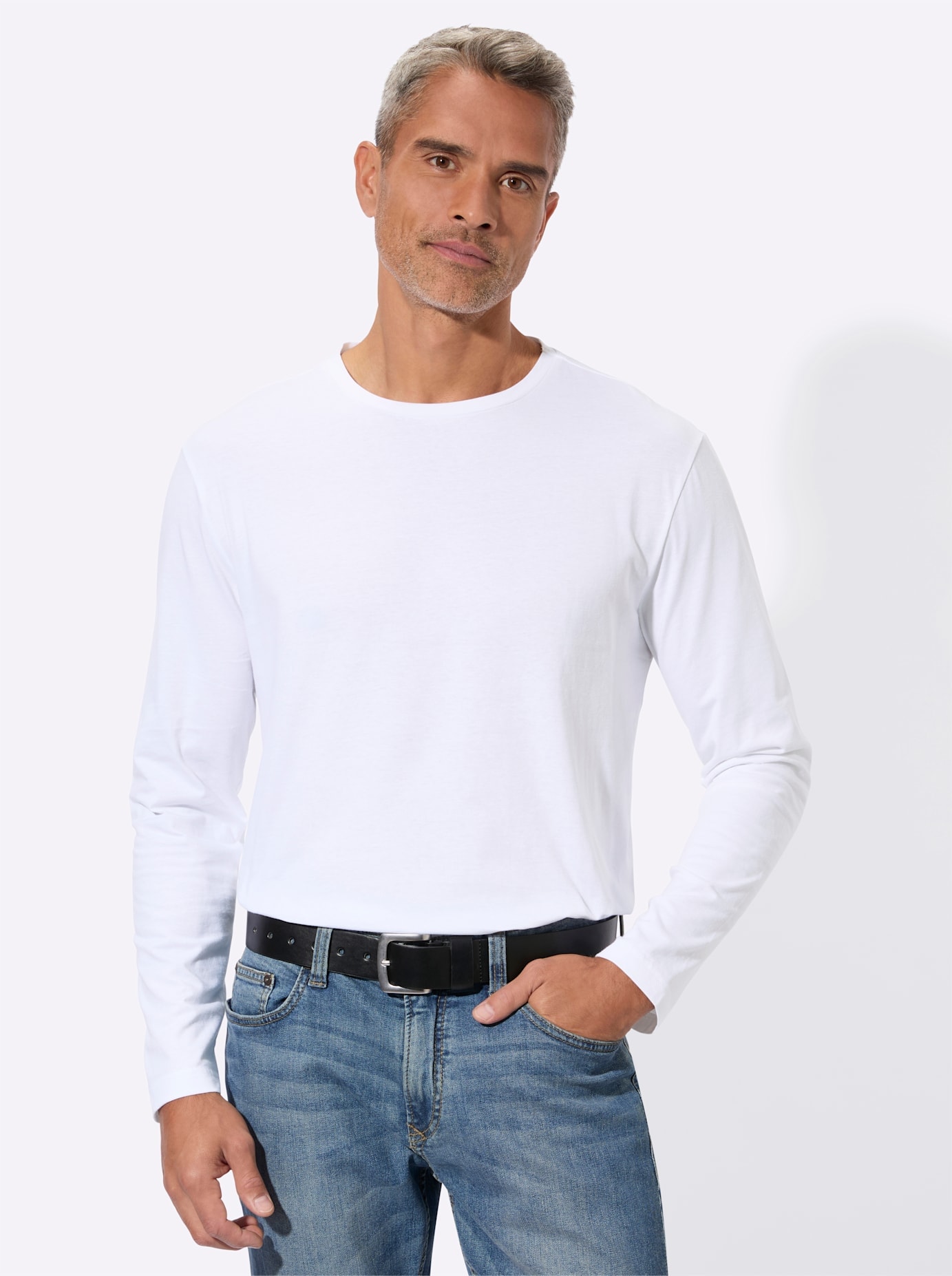 Langarmshirt "Rundhals-Shirt" 1