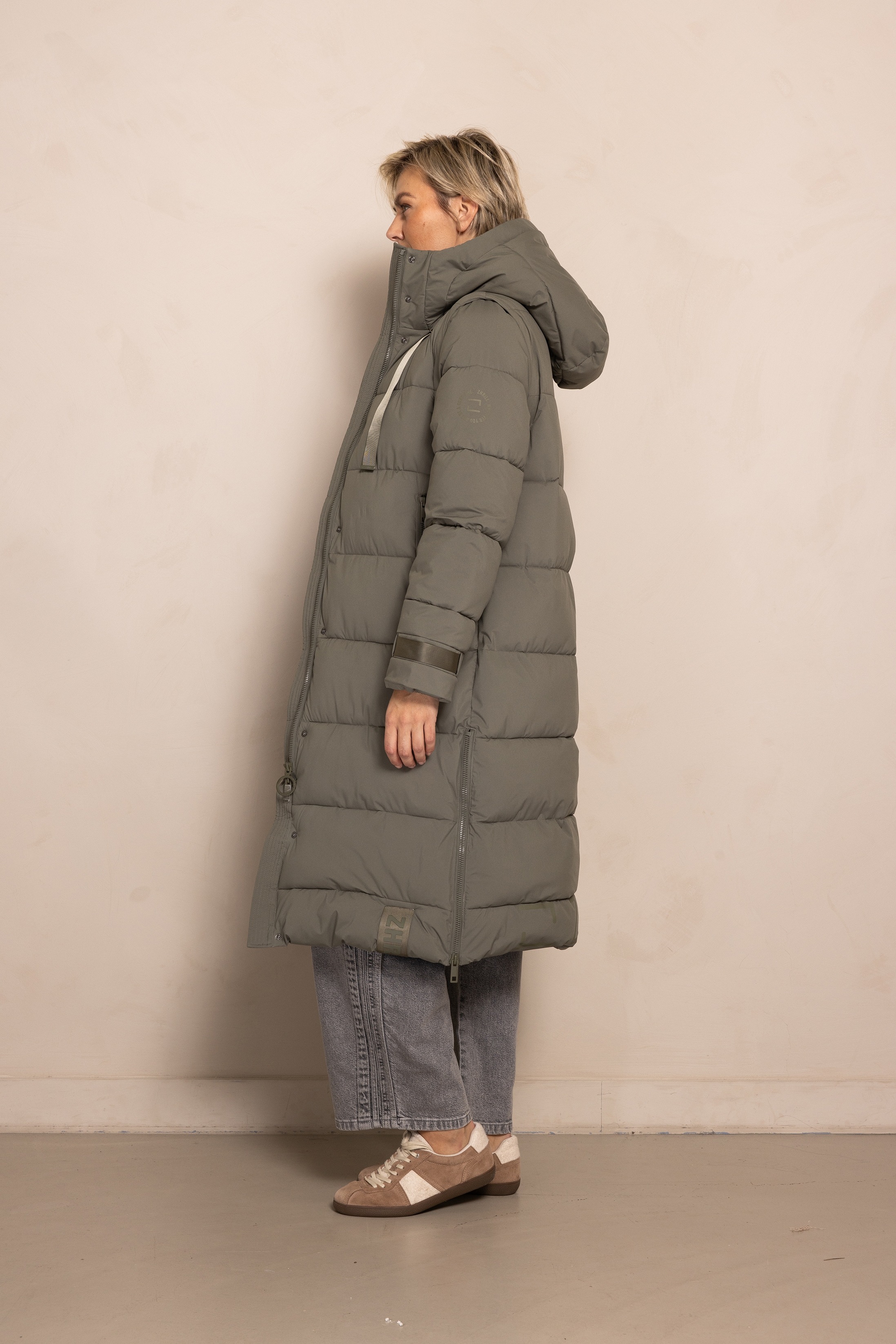 Thumbnail - Zhrill Steppmantel "2 in 1 Mantel und Weste" Kapuze abnehmbar