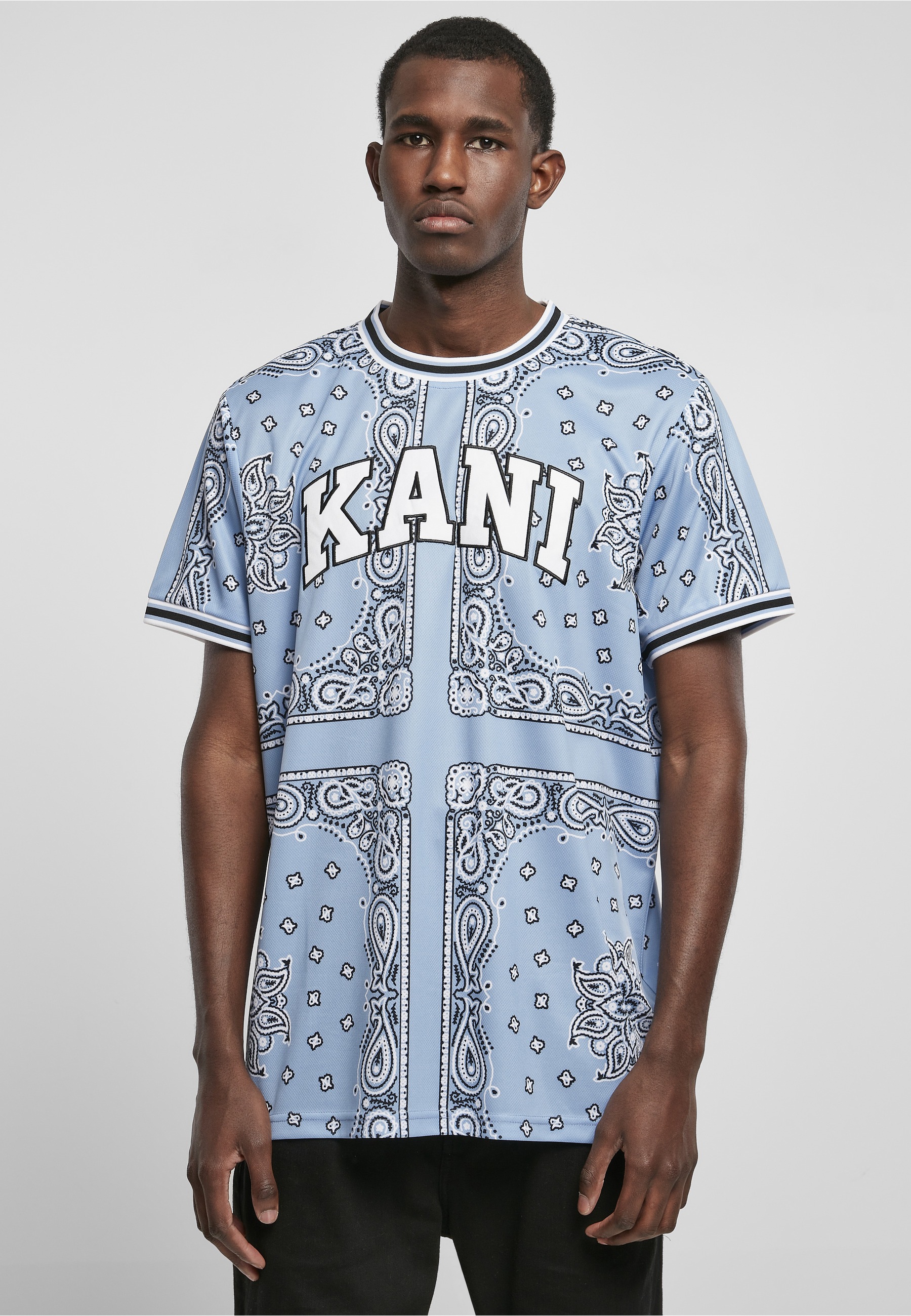 Karl Kani T-Shirt »Karl Kani Men KM222-013-1 Serif Paisley Mesh Tee« 1 Stk.