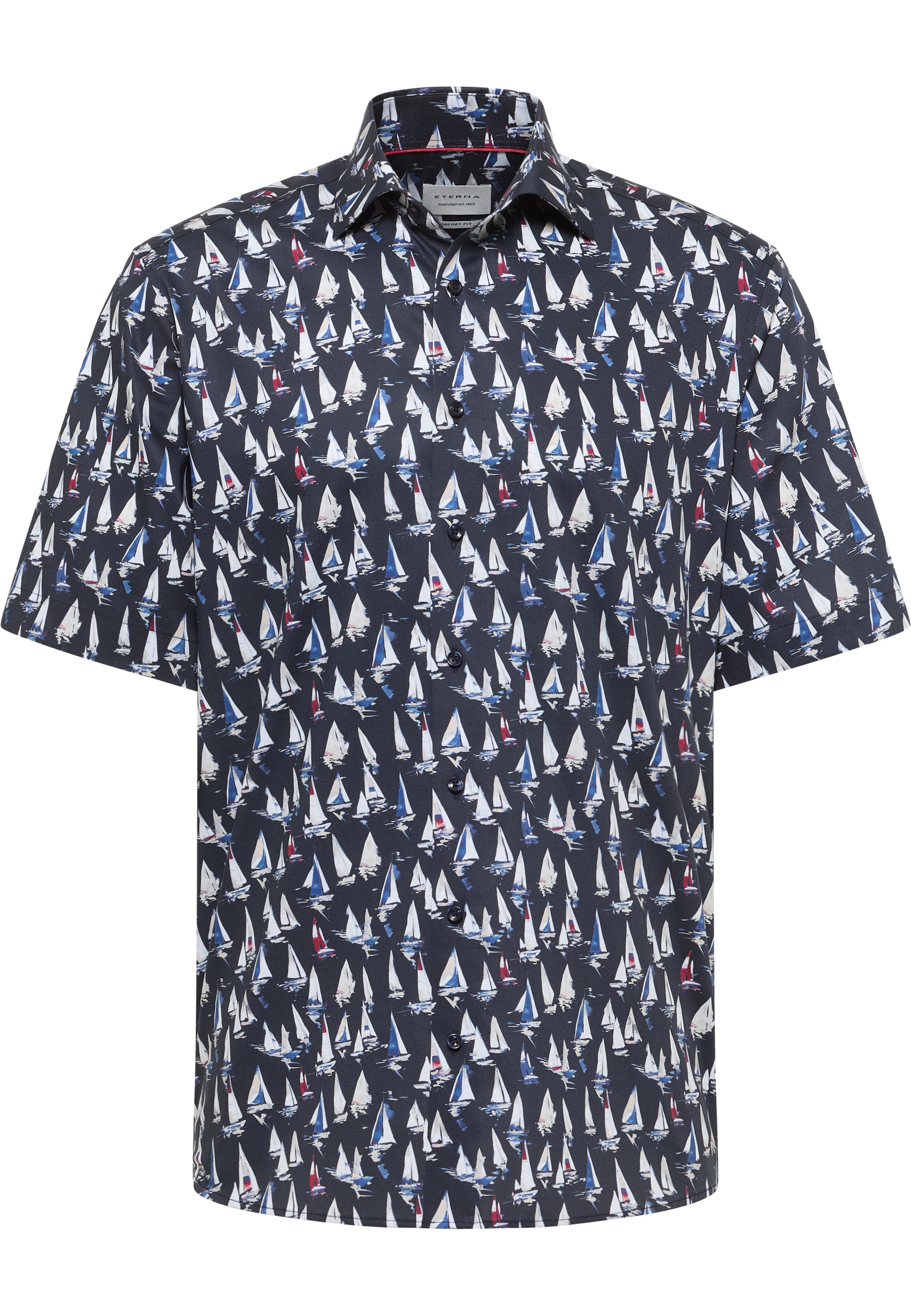 Eterna Kurzarmhemd "COMFORT FIT" NON IRON (bügelfrei) günstig online kaufen