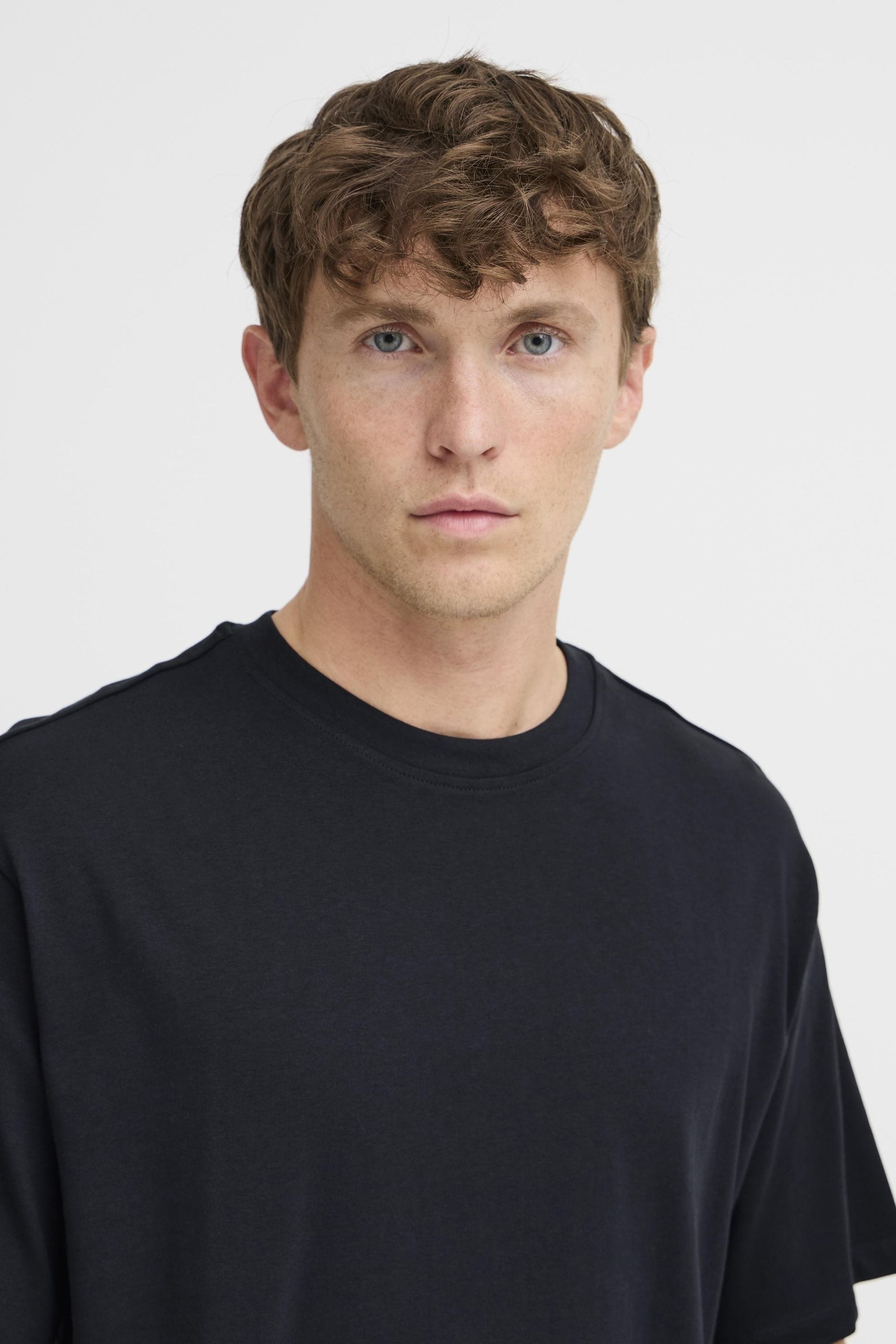 Blend Rundhalsshirt »BHFisher« Oversized T-Shirt mit Rundhalsausschnitt