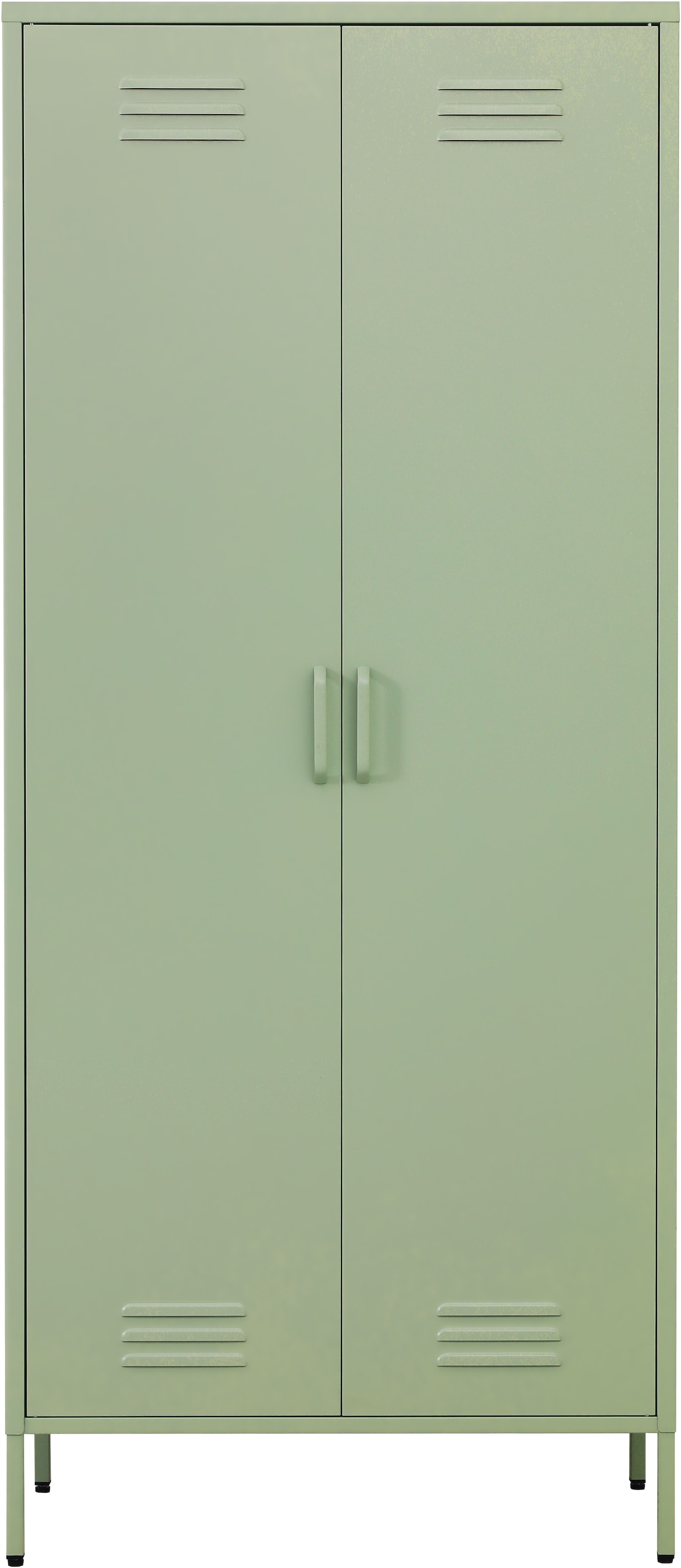 INOSIGN Drehtürenschrank »Kleiderschrank Schrank Metallschrank Mehrzweckschrank Siena Spind«, (in 4 Farben aus Metall), in der Höhe verstellbar, abschließbar