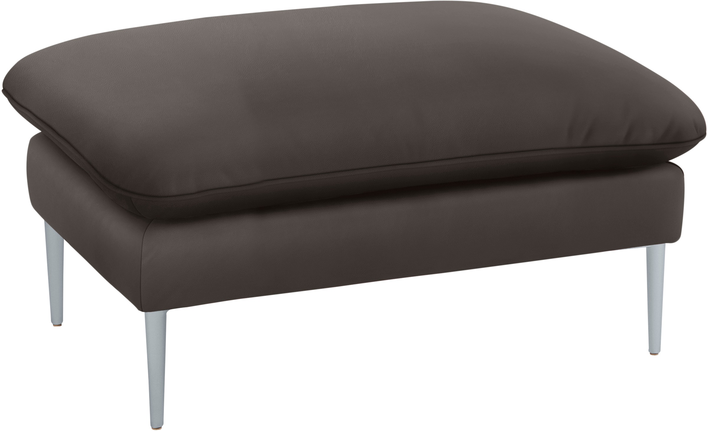 W.SCHILLIG Hocker »enjoy&MORE«, Füße silber matt, Breite 106 cm