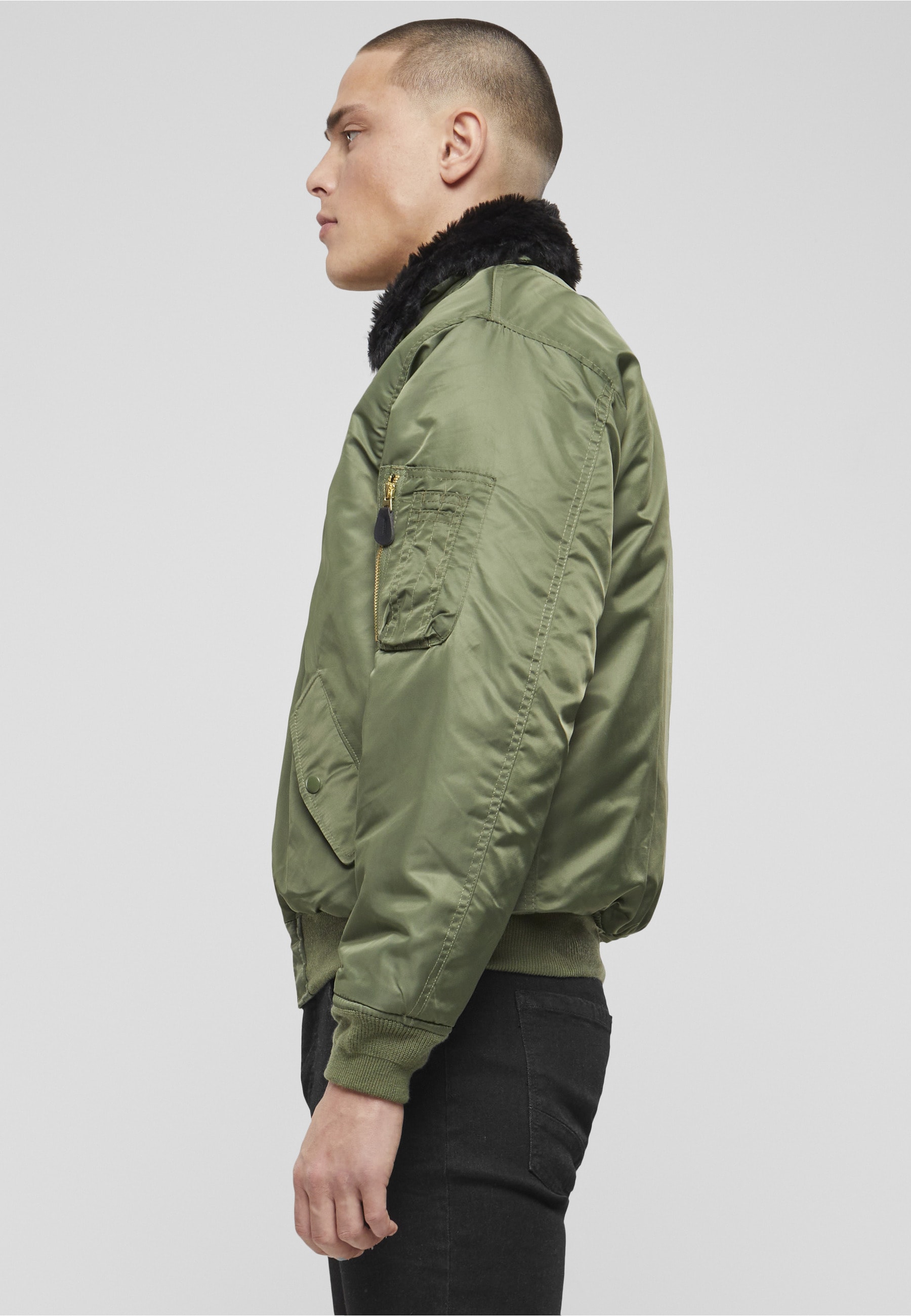 Brandit Winterjacke »Brandit Herren MA2 Jacket Fur Collar« 1 Stk. tlg. ohne Kapuze