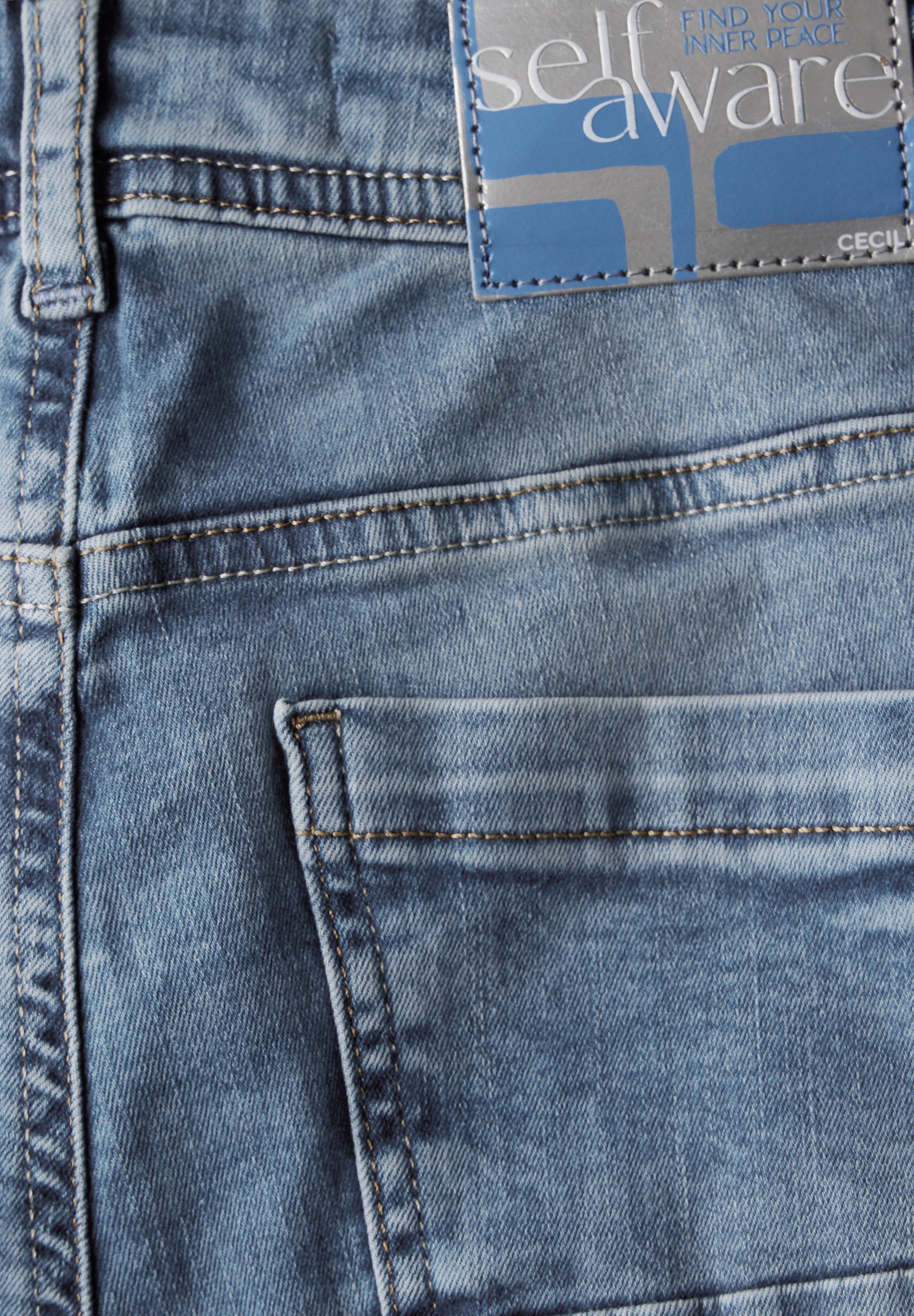Cecil Comfort-fit-Jeans, aus Baumwolle mit Stretchanteil