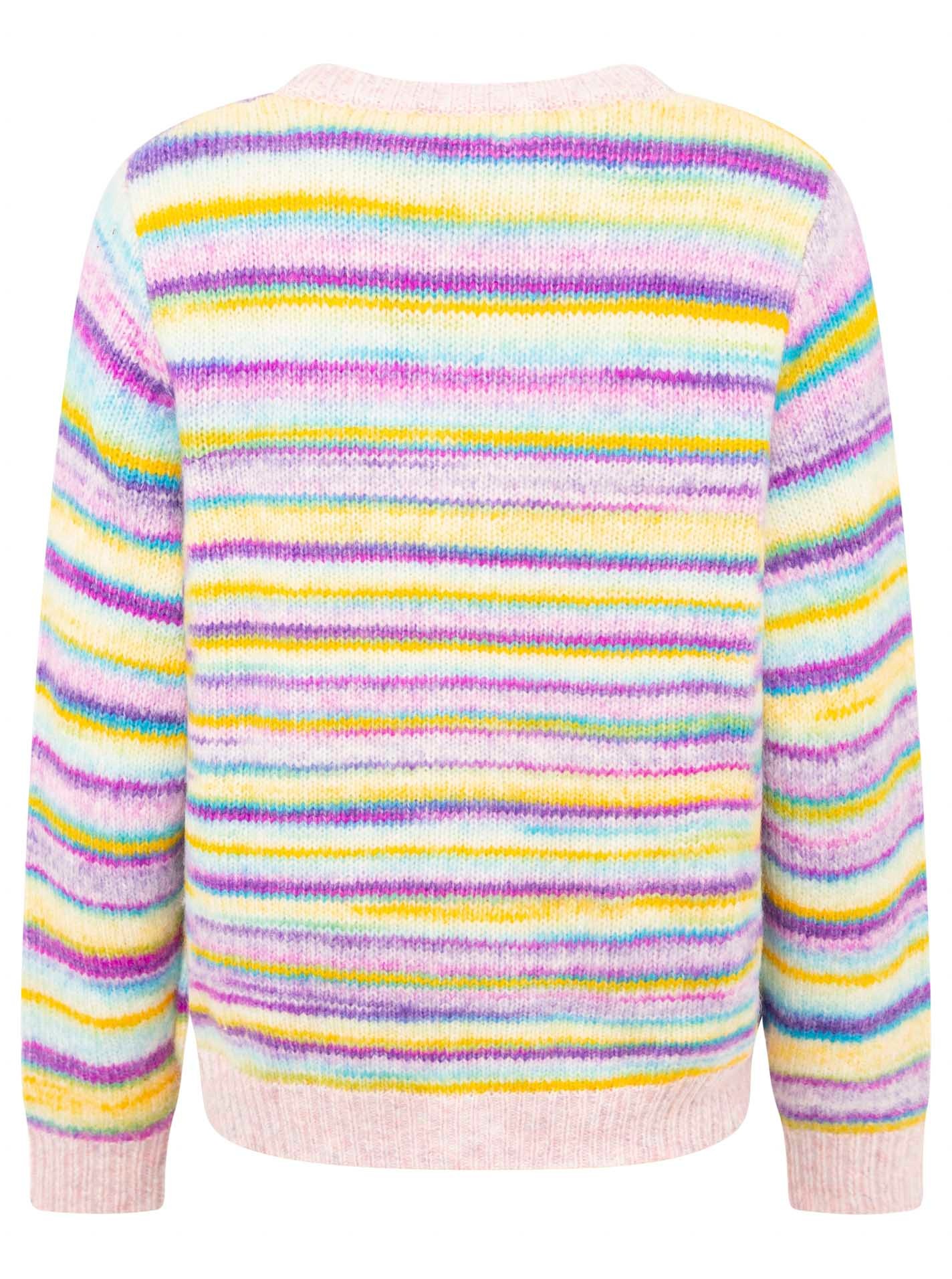 Zwillingsherz Strickjacke »"Kleine Streifen"«, mit Knöpfen und Wollanteil