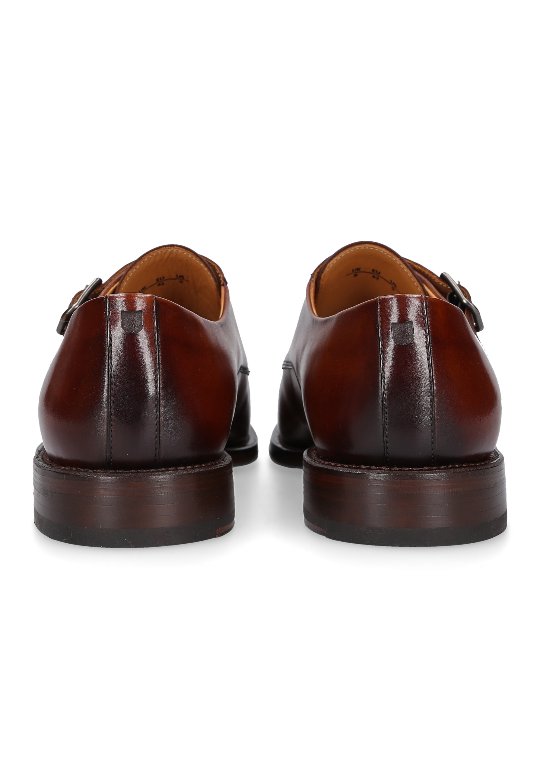 Henry Stevens Schnürschuh »Winston CDM«, Herren Businessschuh Double Monk Strap handgefertigt, Lederschuh