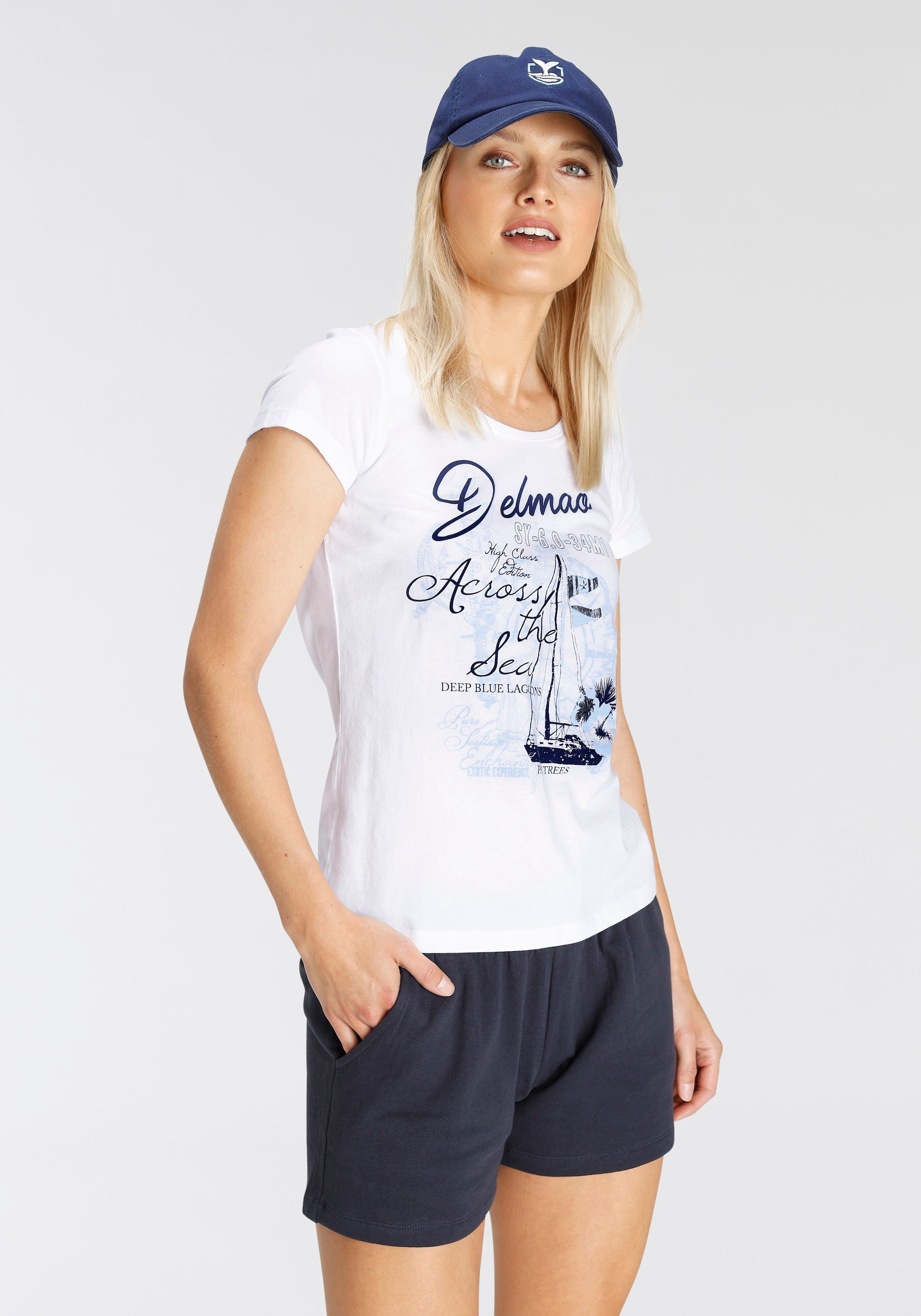 DELMAO Sweatshirt, mit T-Shirt), + Sweatshirt passendem tlg., BAUR 2 für ---NEUE (Spar-Set, MARKE! | bestellen T-Shirt