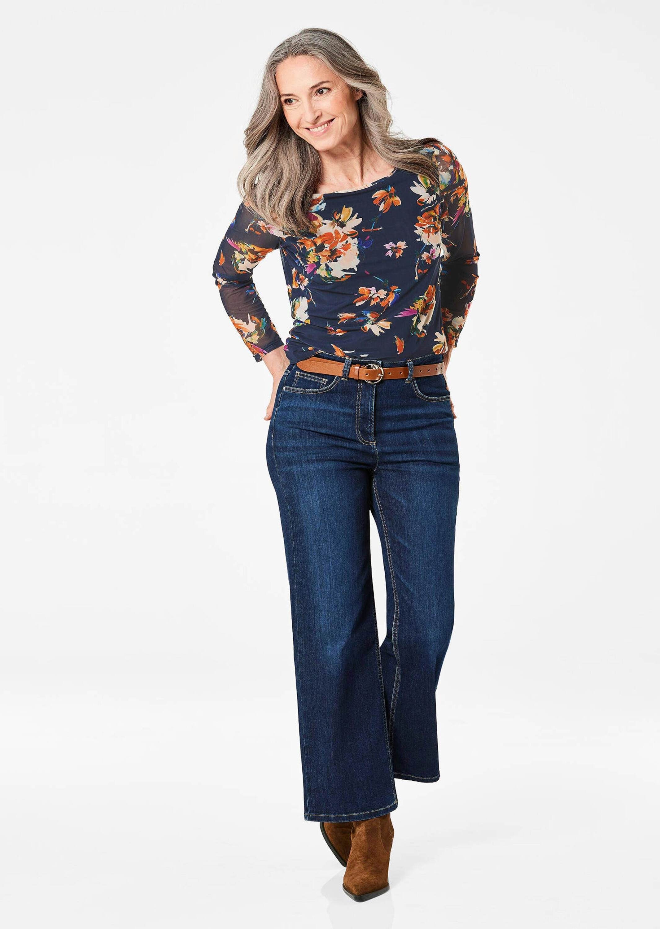 GOLDNER Print-Shirt »Mesh-Shirt«